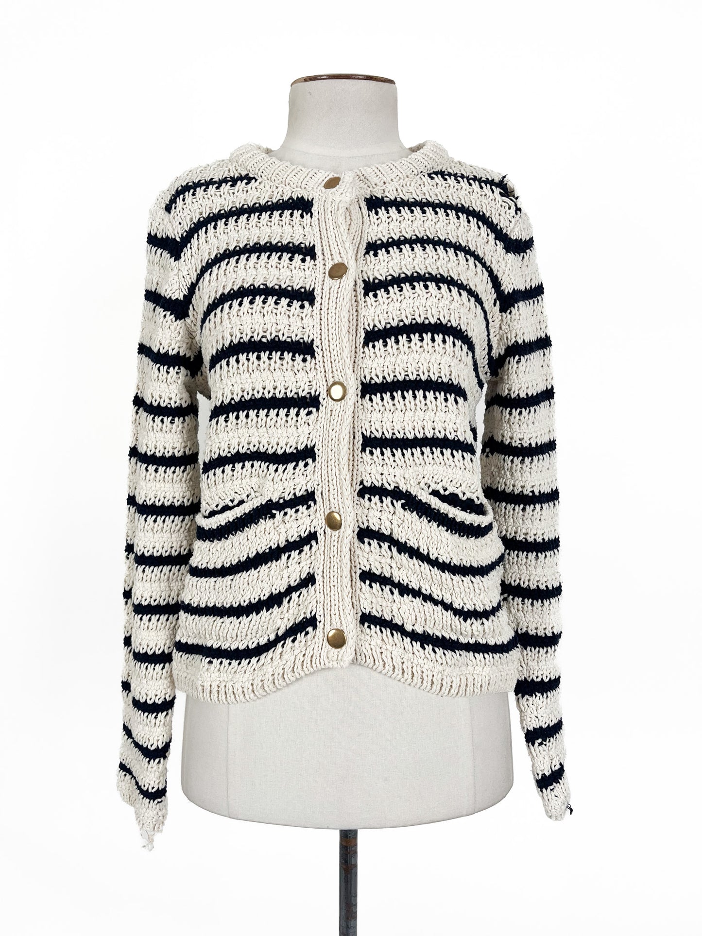 Zara | White Casual Cardigan | Size S