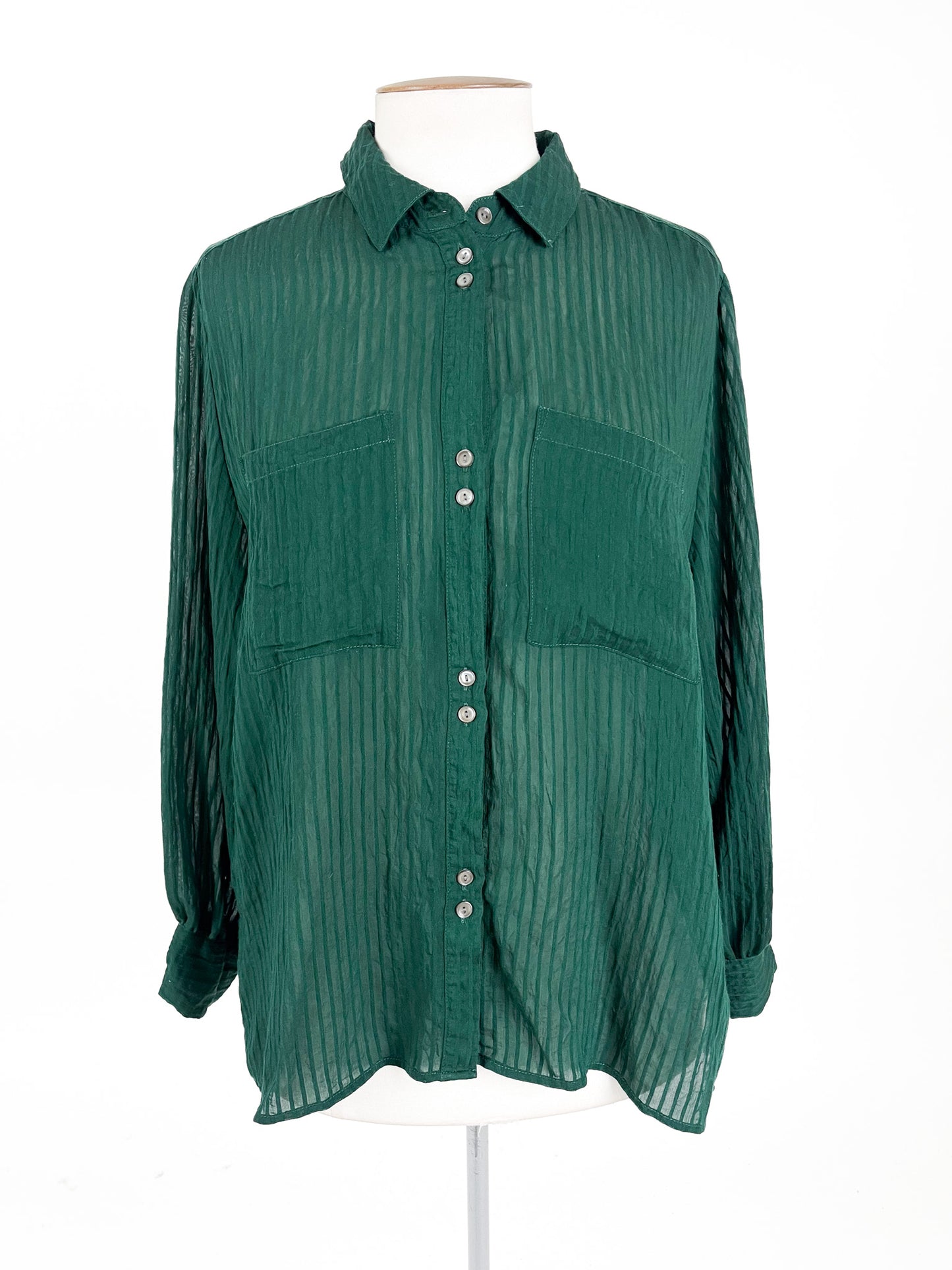 Country Road | Green Casual/Workwear Top | Size 12