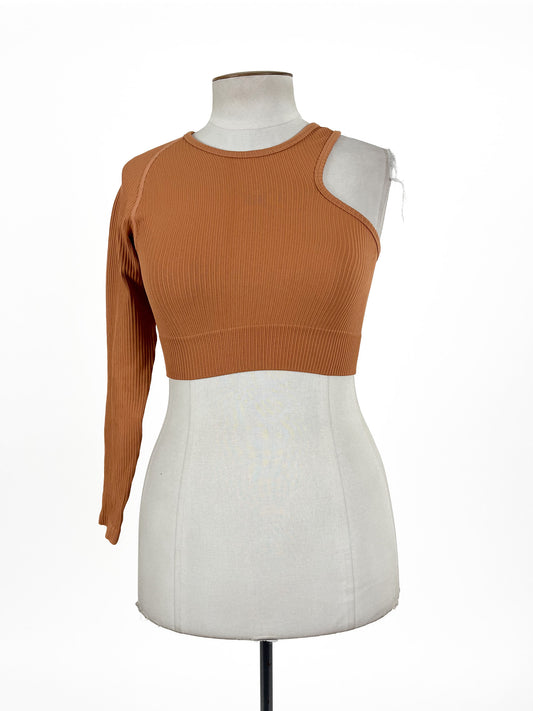 Aim'n - Beige Sports Top (Size M)