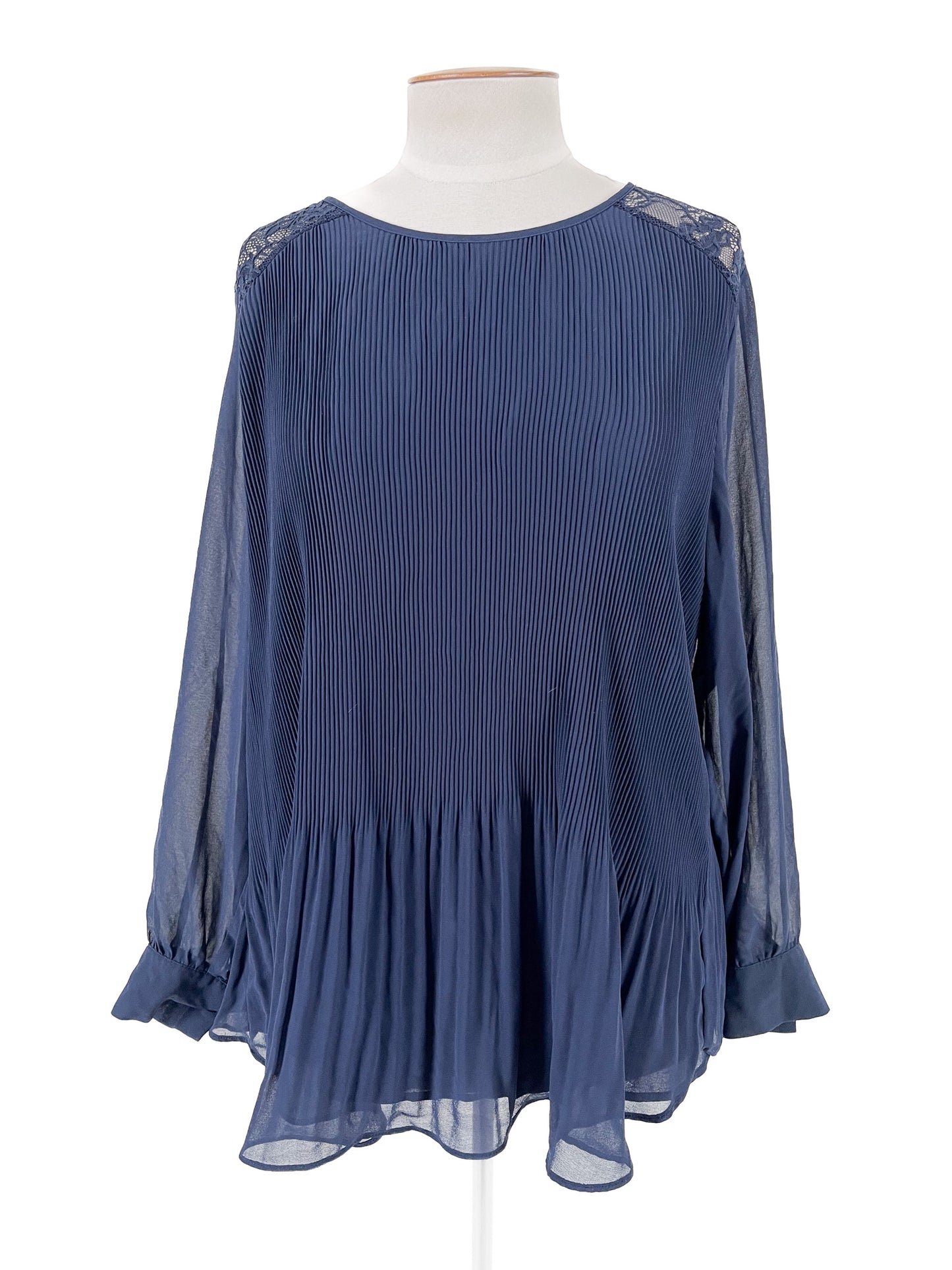 City Chic | Navy Workwear Top | Size 14