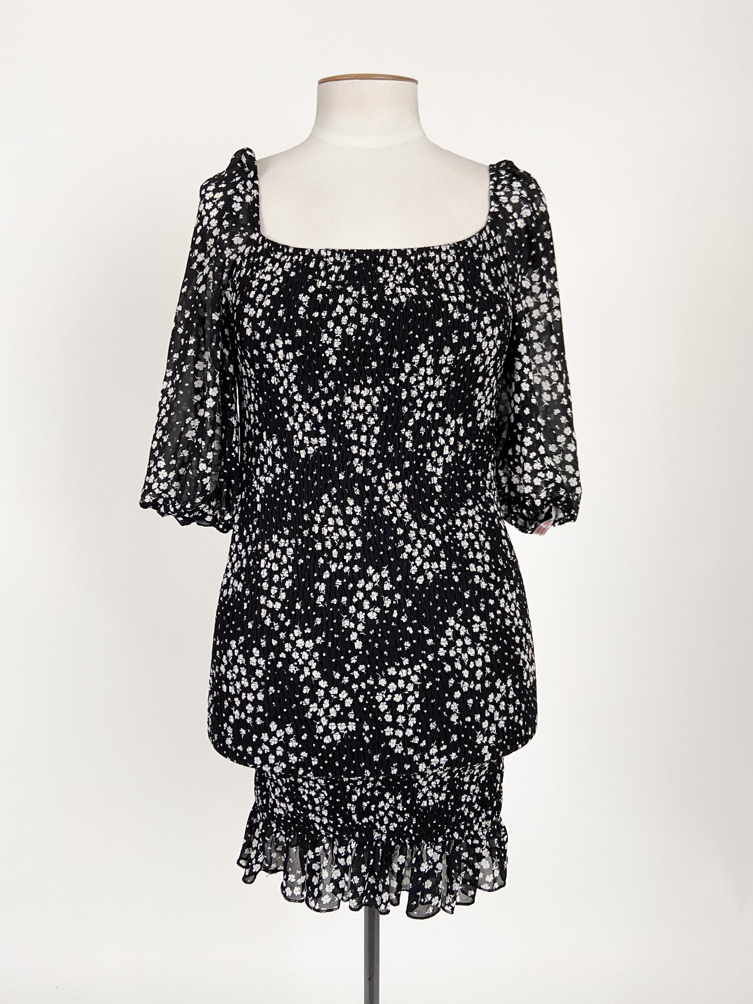 Missguided Black Casual Maternity Dress Size 12 Again