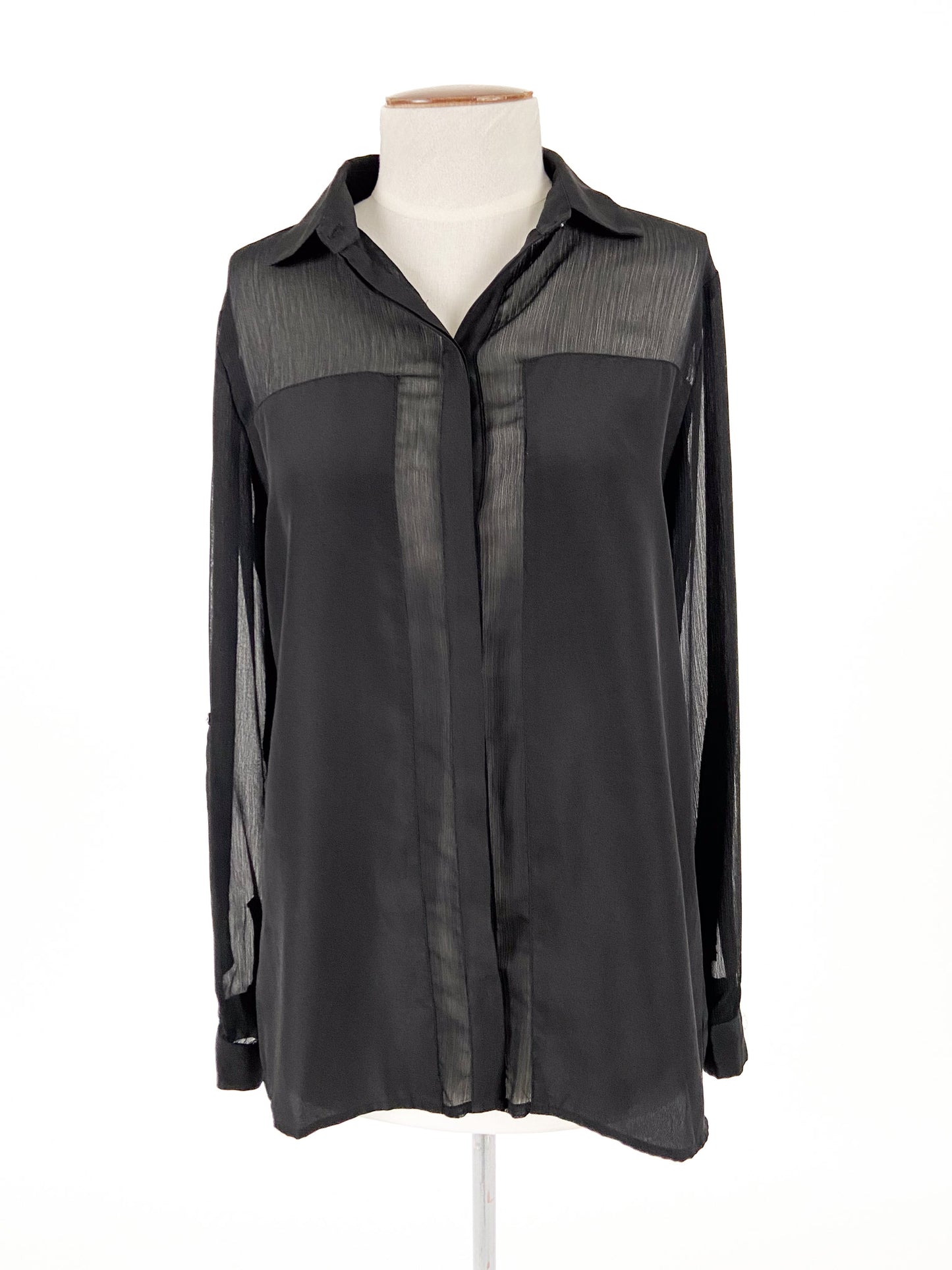 Jeanswest | Black Casual/Workwear Top | Size 8