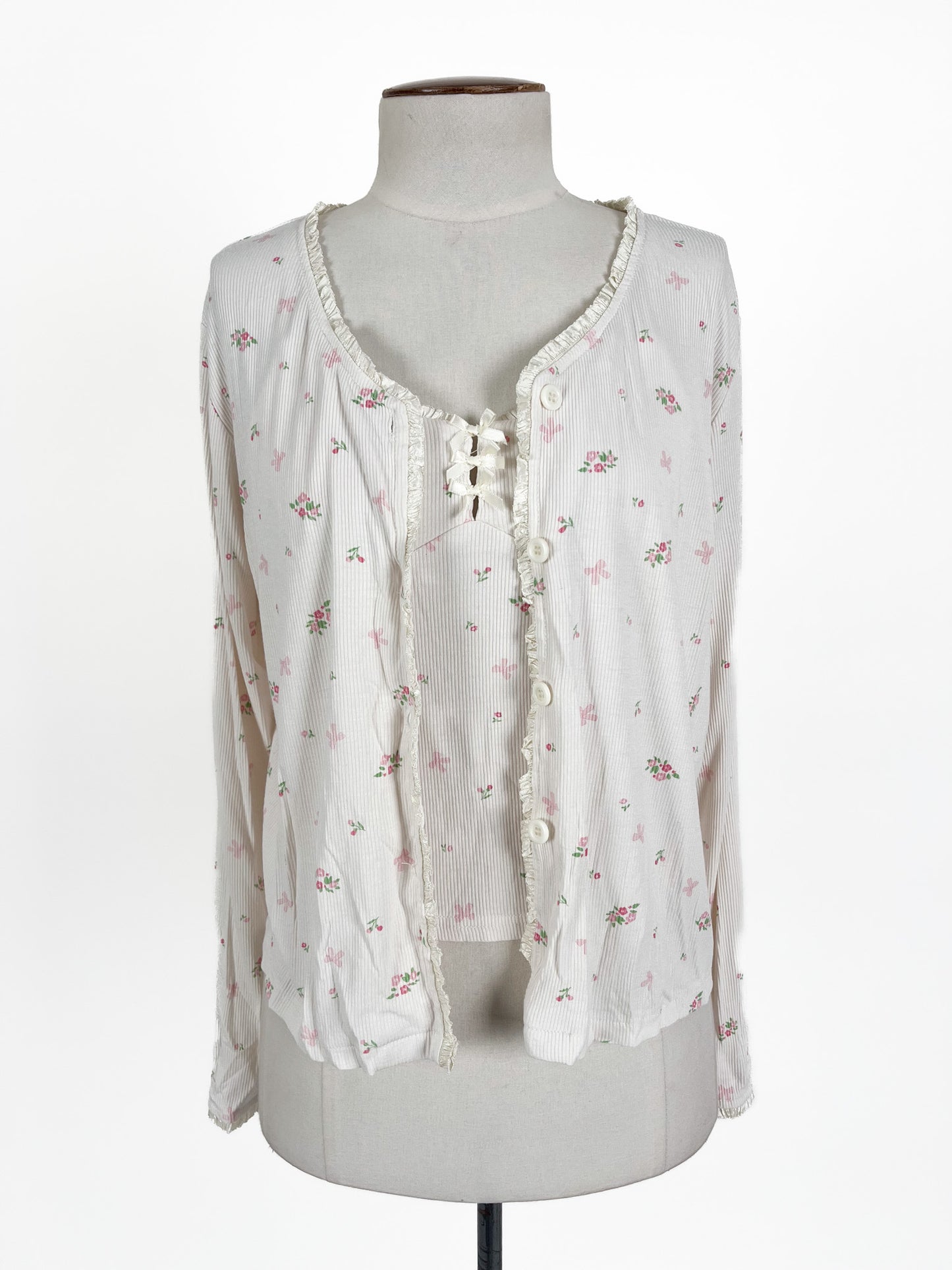 Unknown Brand | White Casual Top | Size L