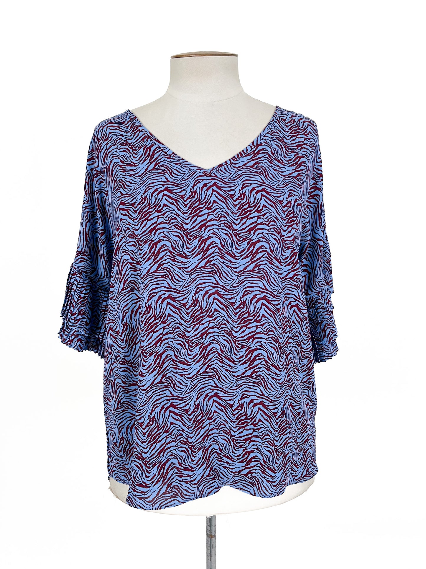 Amaya | Blue Casual Top | Size 12