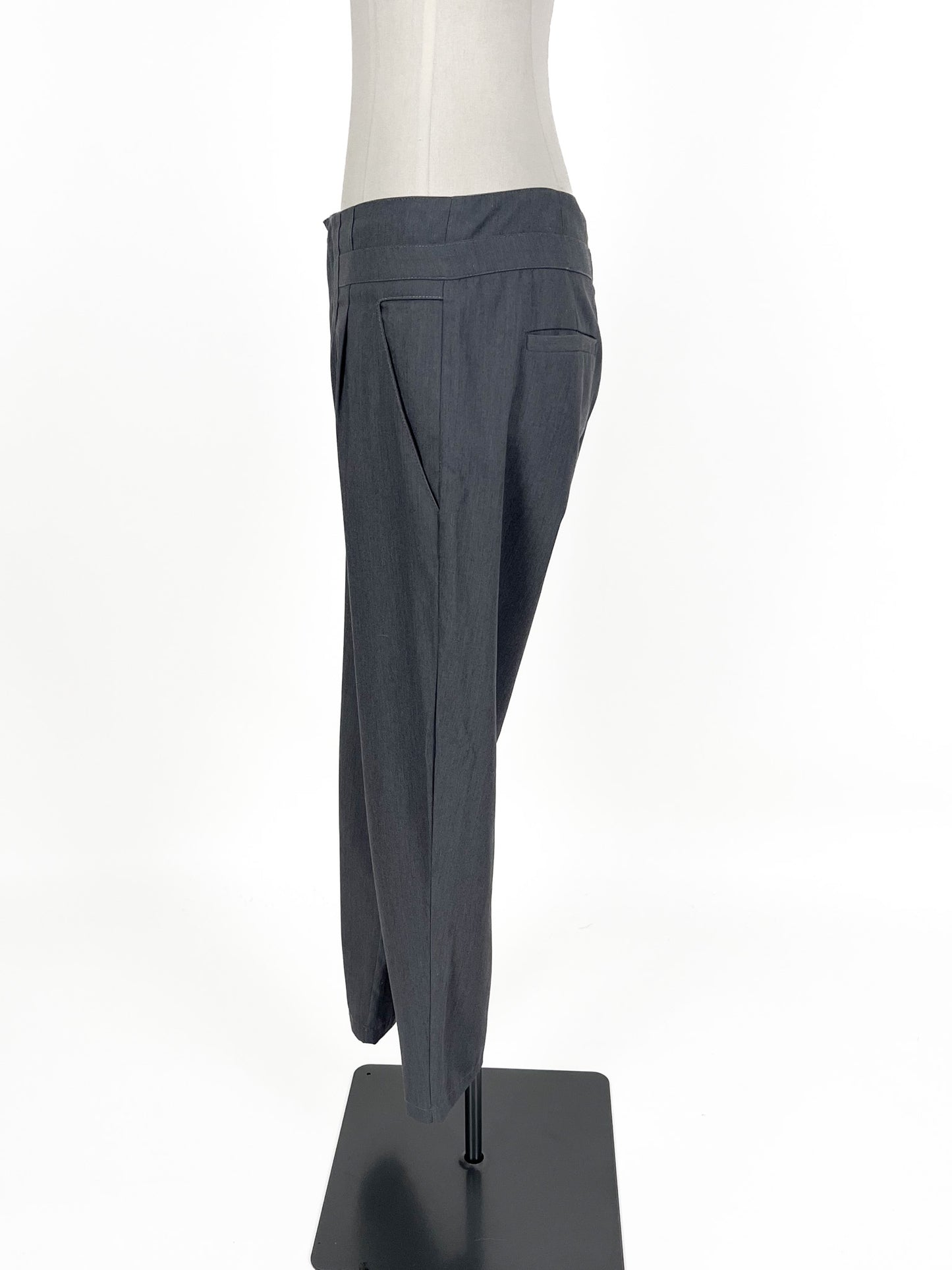 Storm | Grey Cropped Pants | Size 8