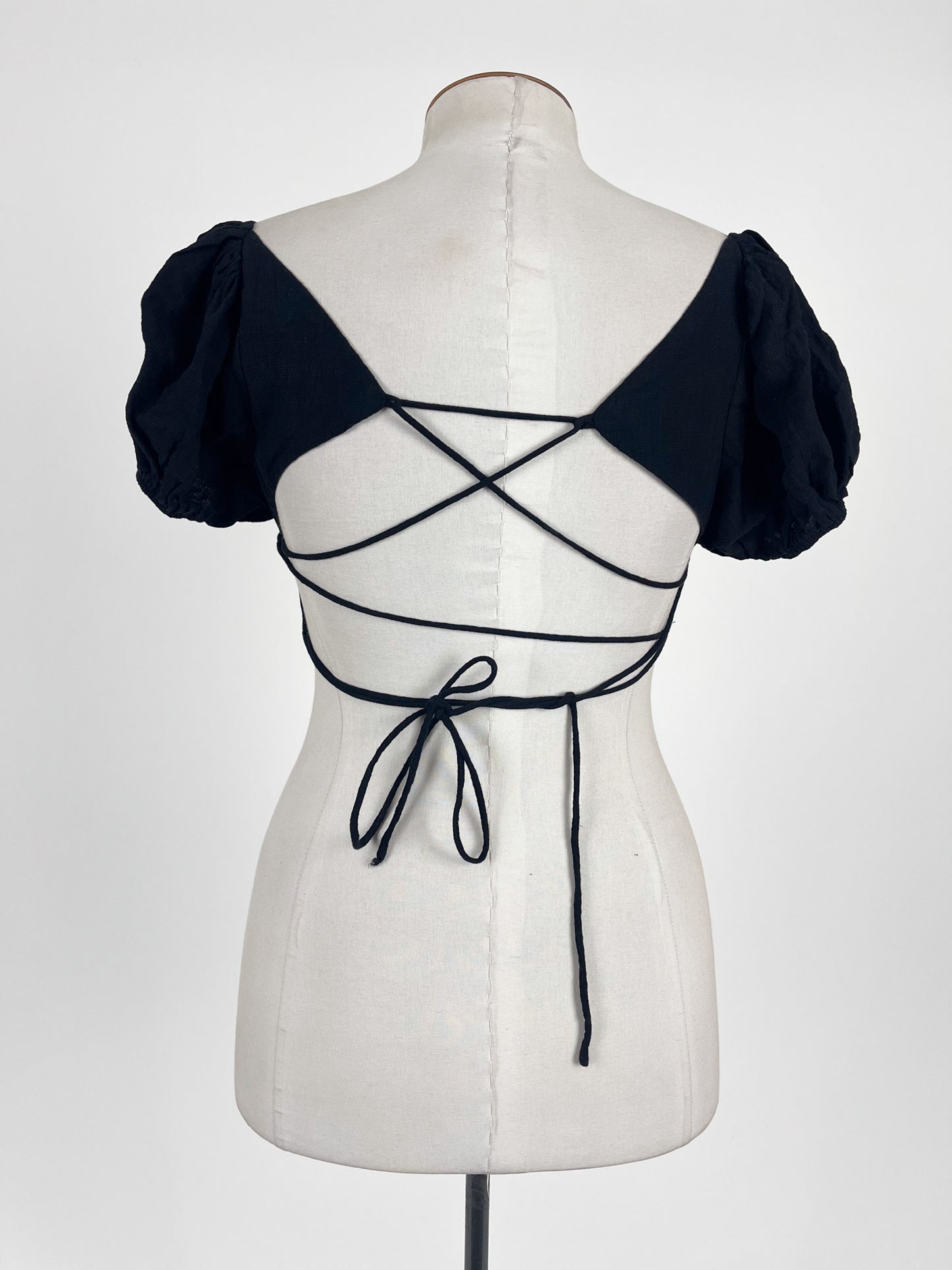 Princess Polly | Black Cocktail Top | Size 10