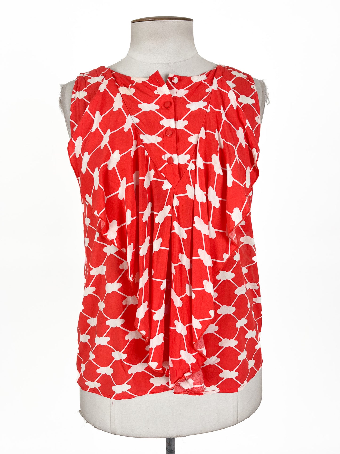 Hi There from Karen Walker | Red Casual Top | Size 10