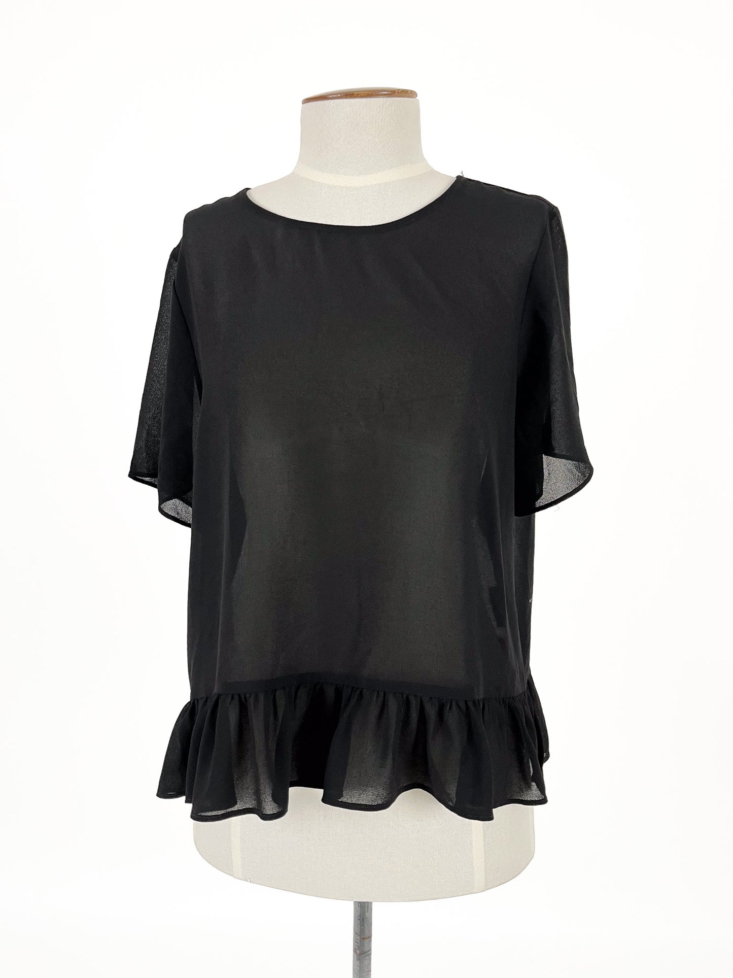 Storm | Black Workwear Top | Size 8