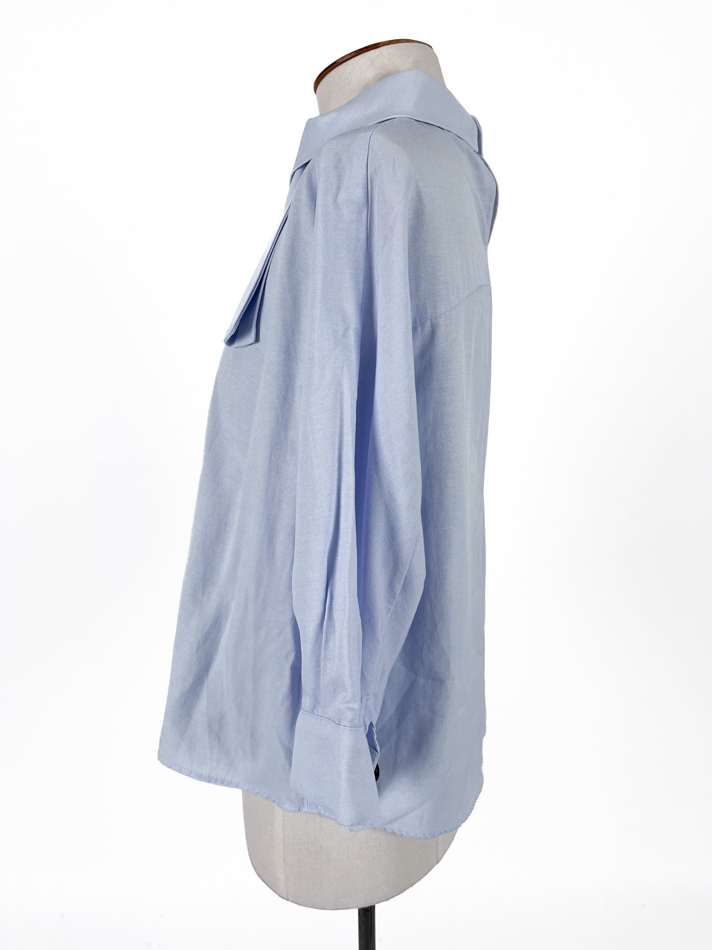 Zara | Blue Workwear Top | Size M
