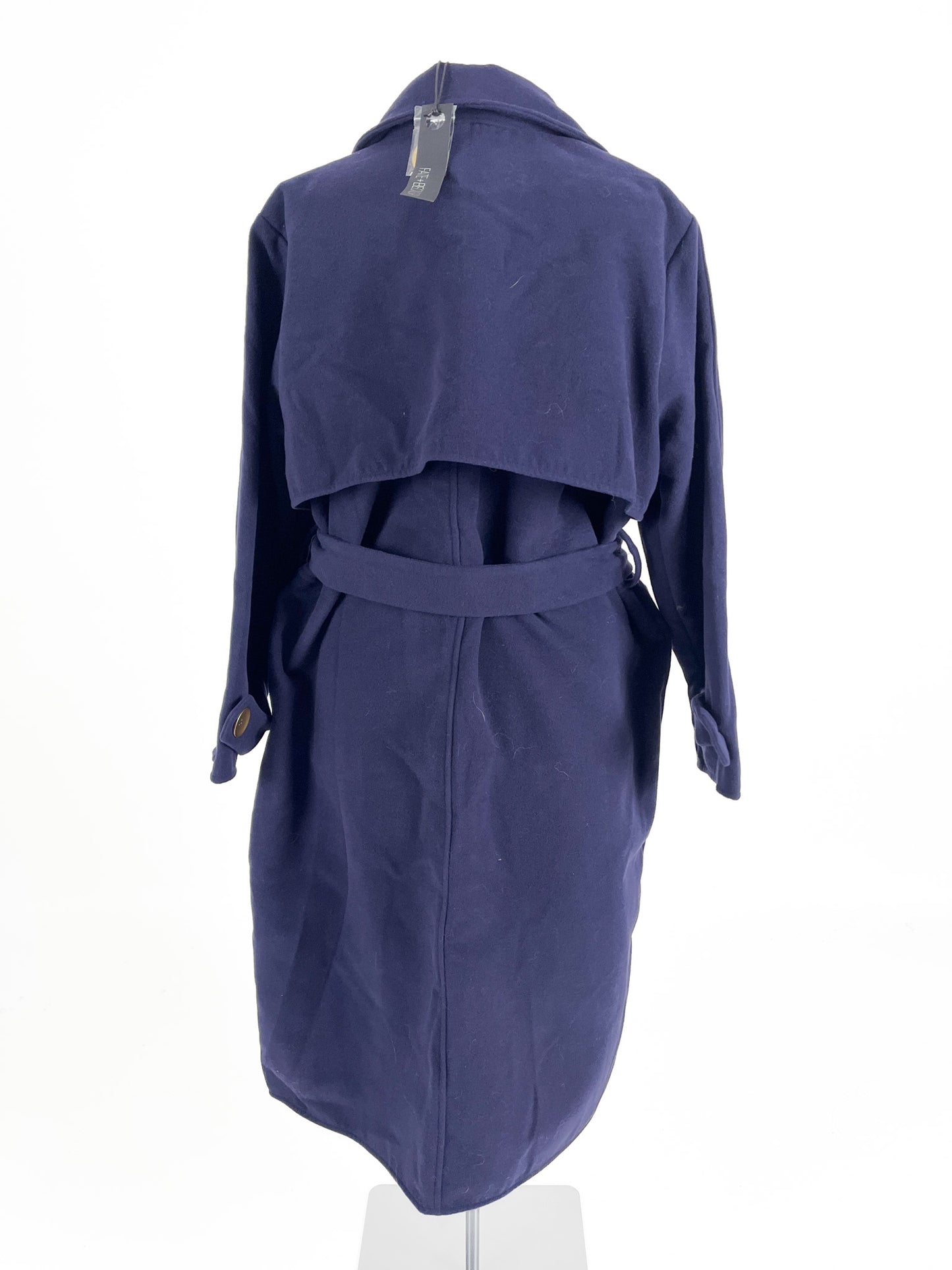 Fate + Becker | Navy Casual Coat | Size 16
