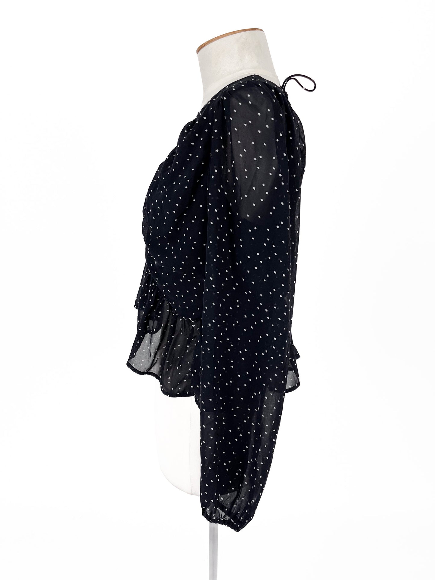 H&M | Black Casual Top | Size M