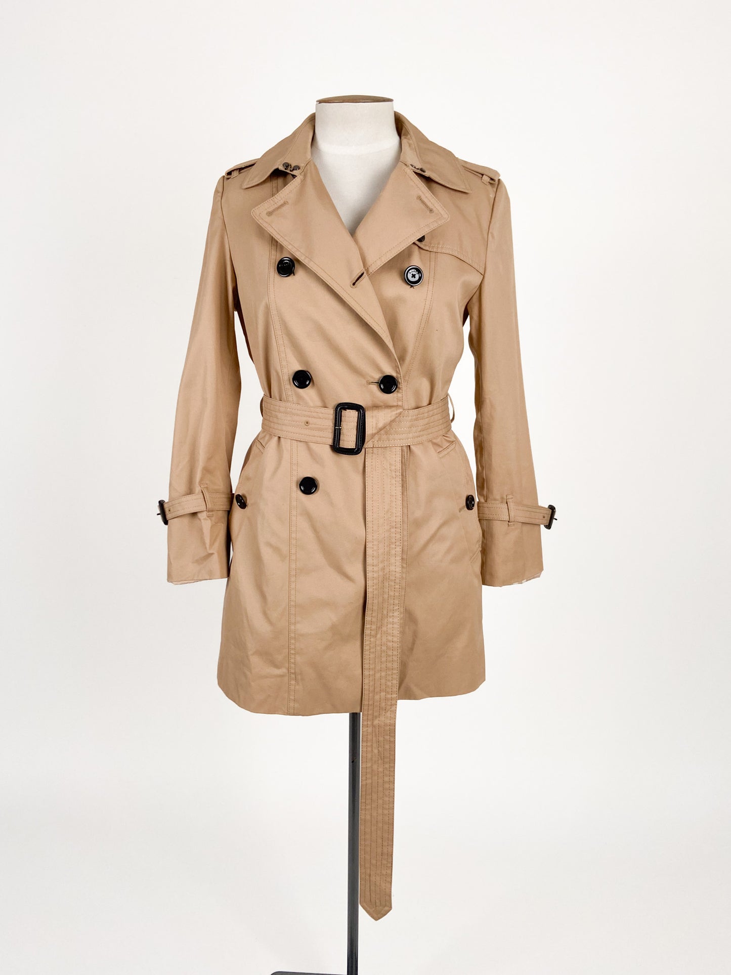 E Land | Beige Casual/Workwear Coat | Size XS