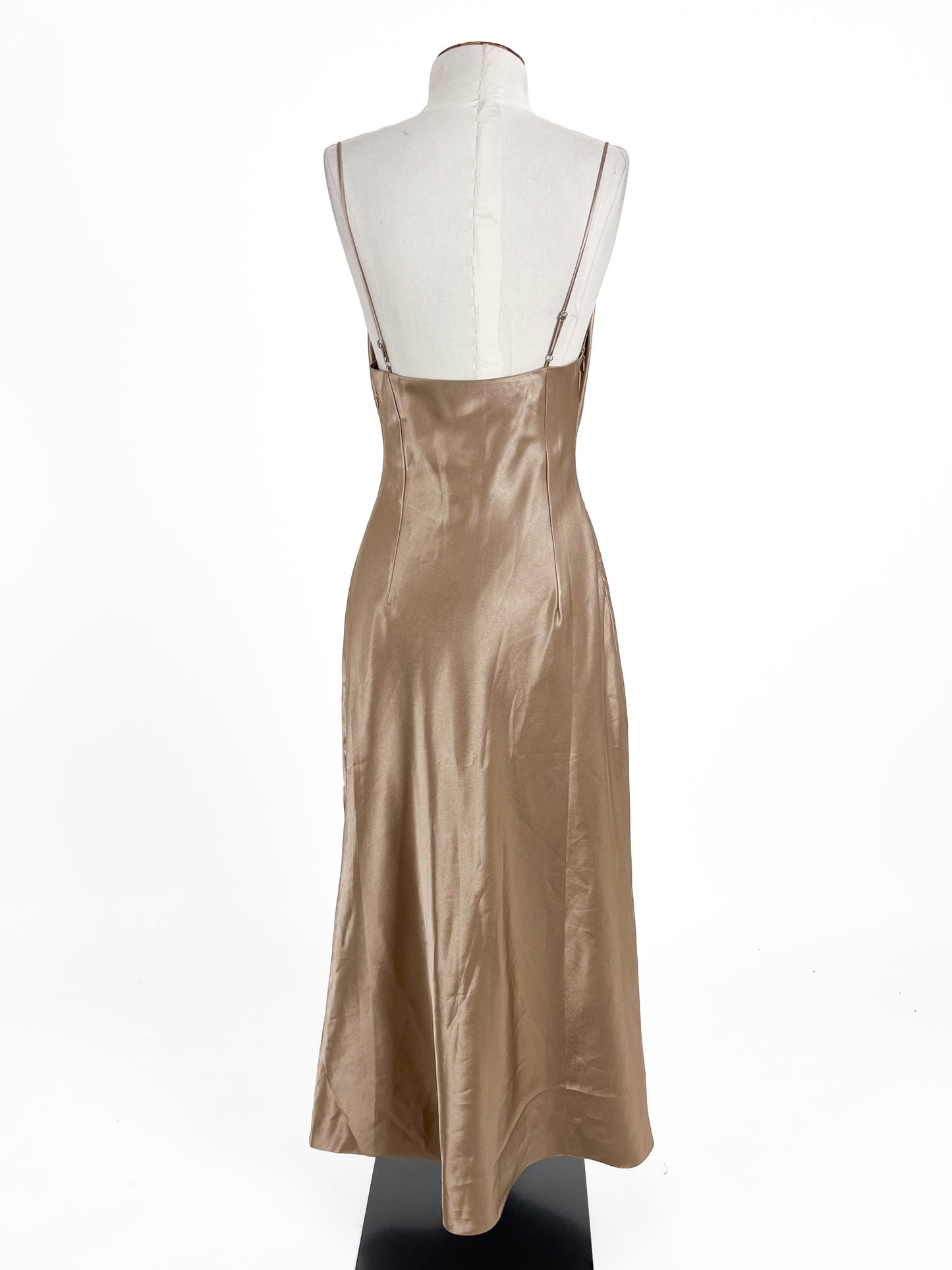 TN Silk | Brown Cocktail Dress | Size 8/10