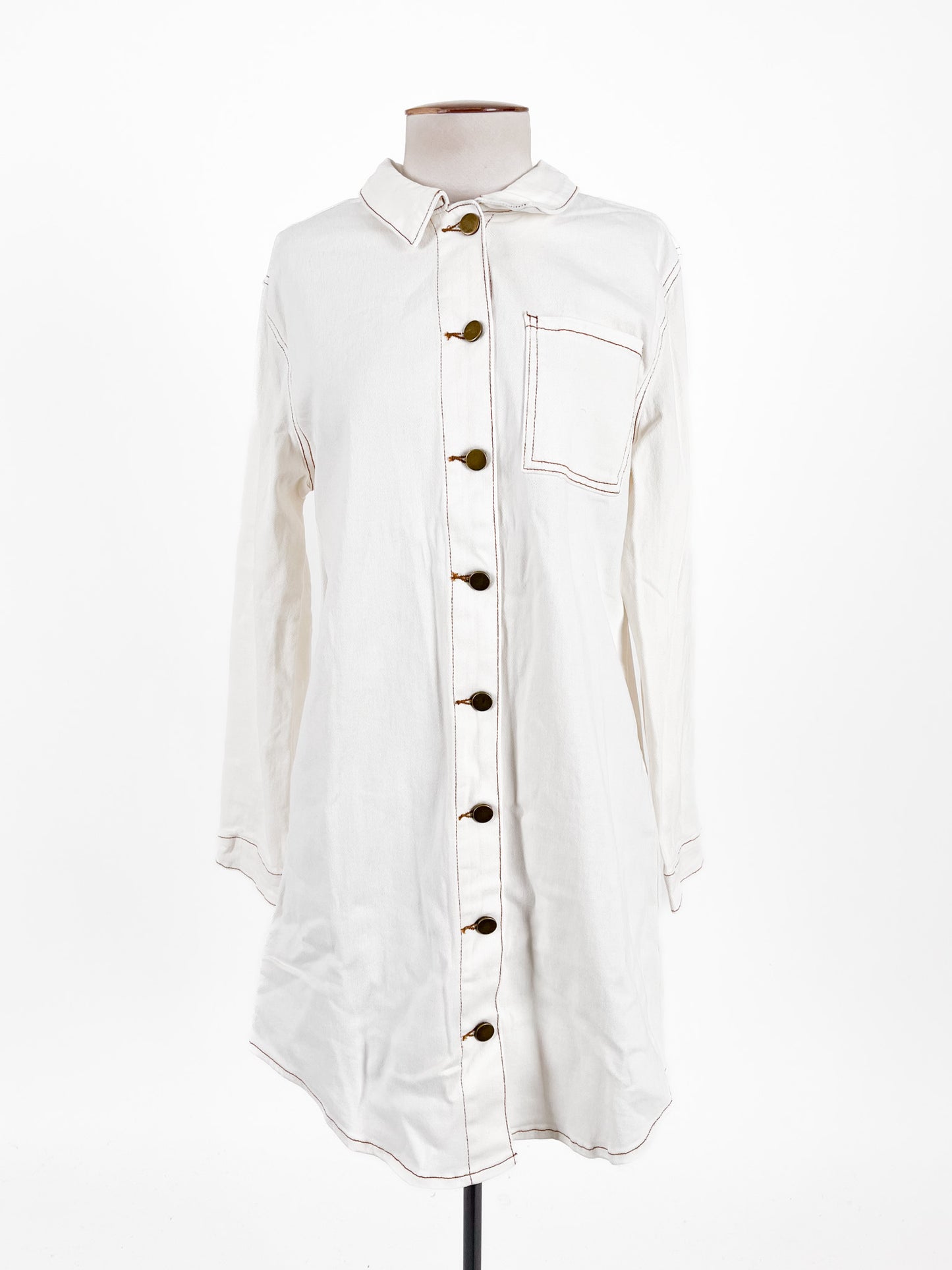 Legoe Heritage | White Casual Dress | Size S