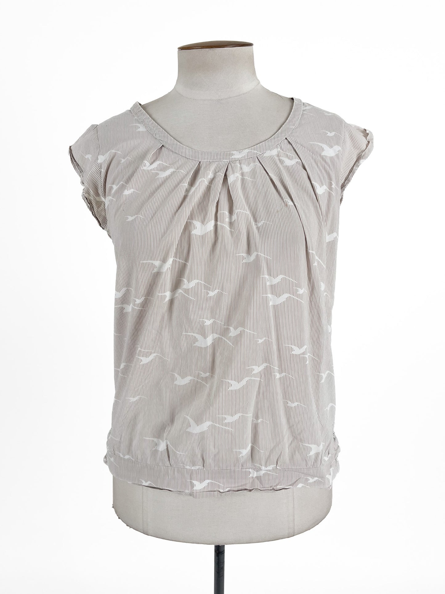 Cecily Jones | Beige Workwear Top | Size L