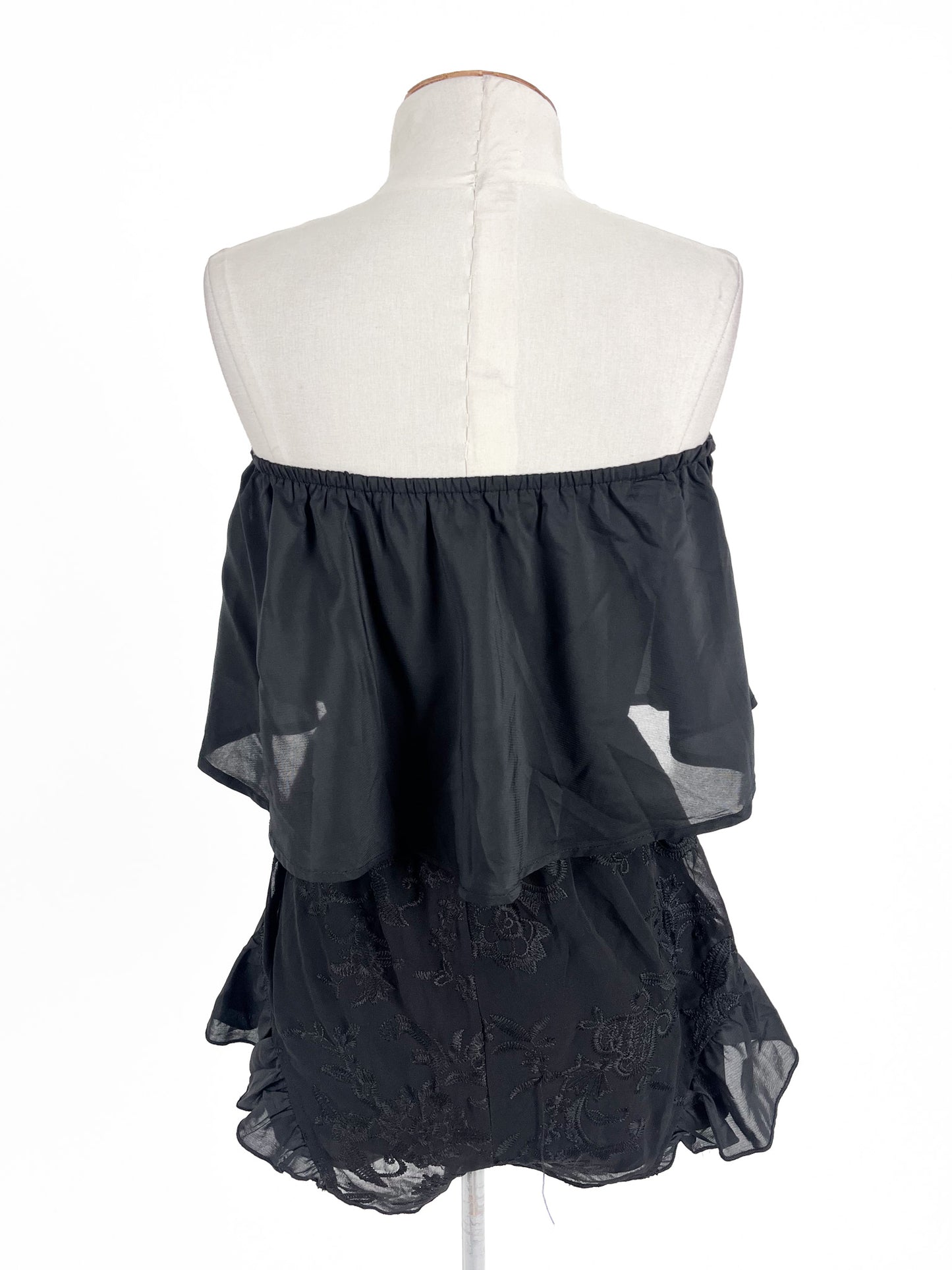 Reverse | Black Casual/Cocktail Playsuit | Size 6