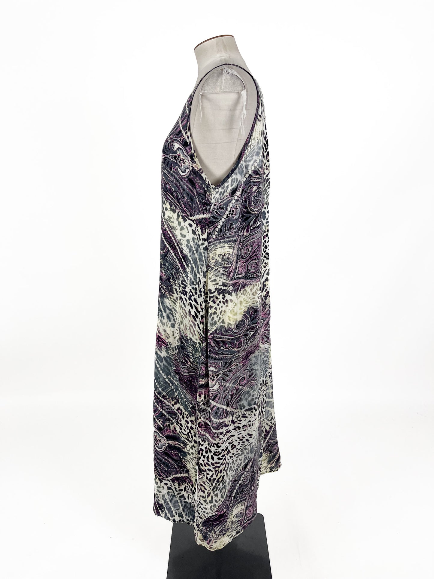 Zac & Me - Multicoloured Midi Dress (Size XL)