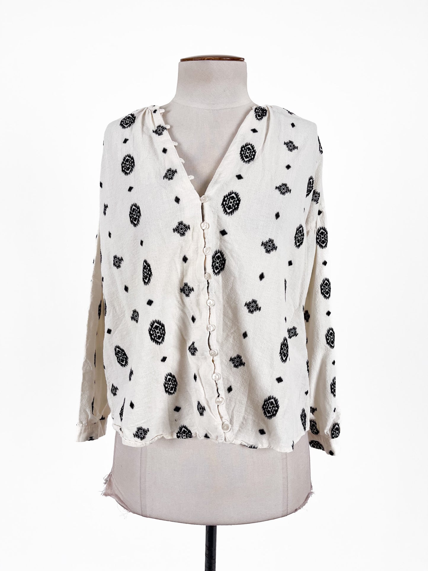 Zara | Multicoloured Casual Top | Size XS
