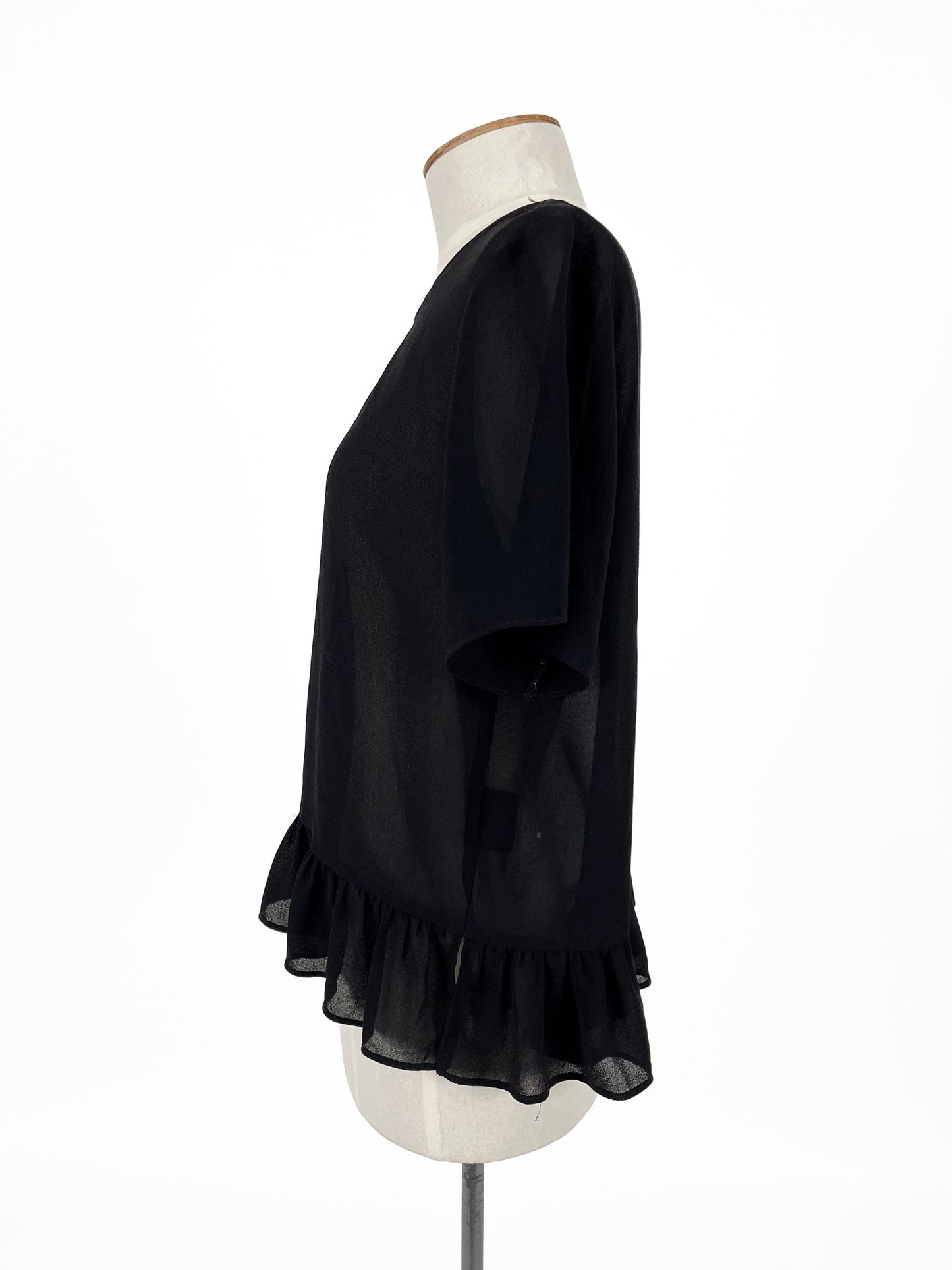Storm | Black Workwear Top | Size 8
