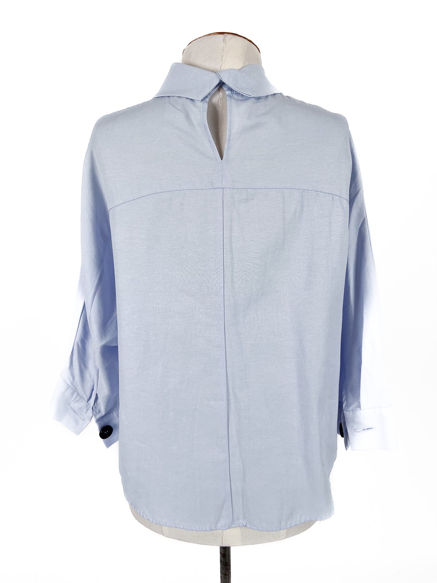 Zara | Blue Workwear Top | Size M