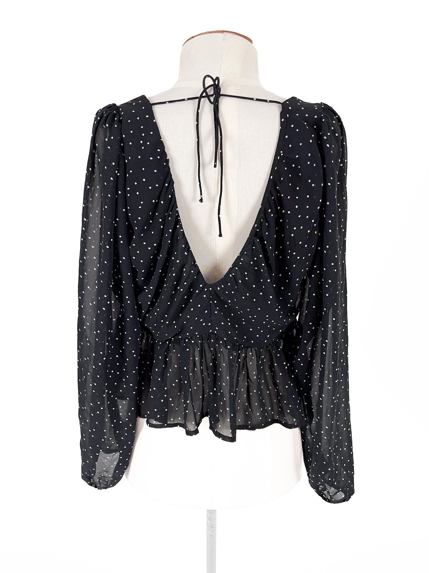 H&M | Black Casual Top | Size M
