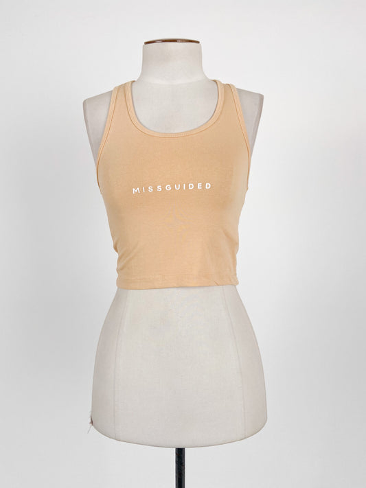 Missguided | Beige Casual Top | Size 8