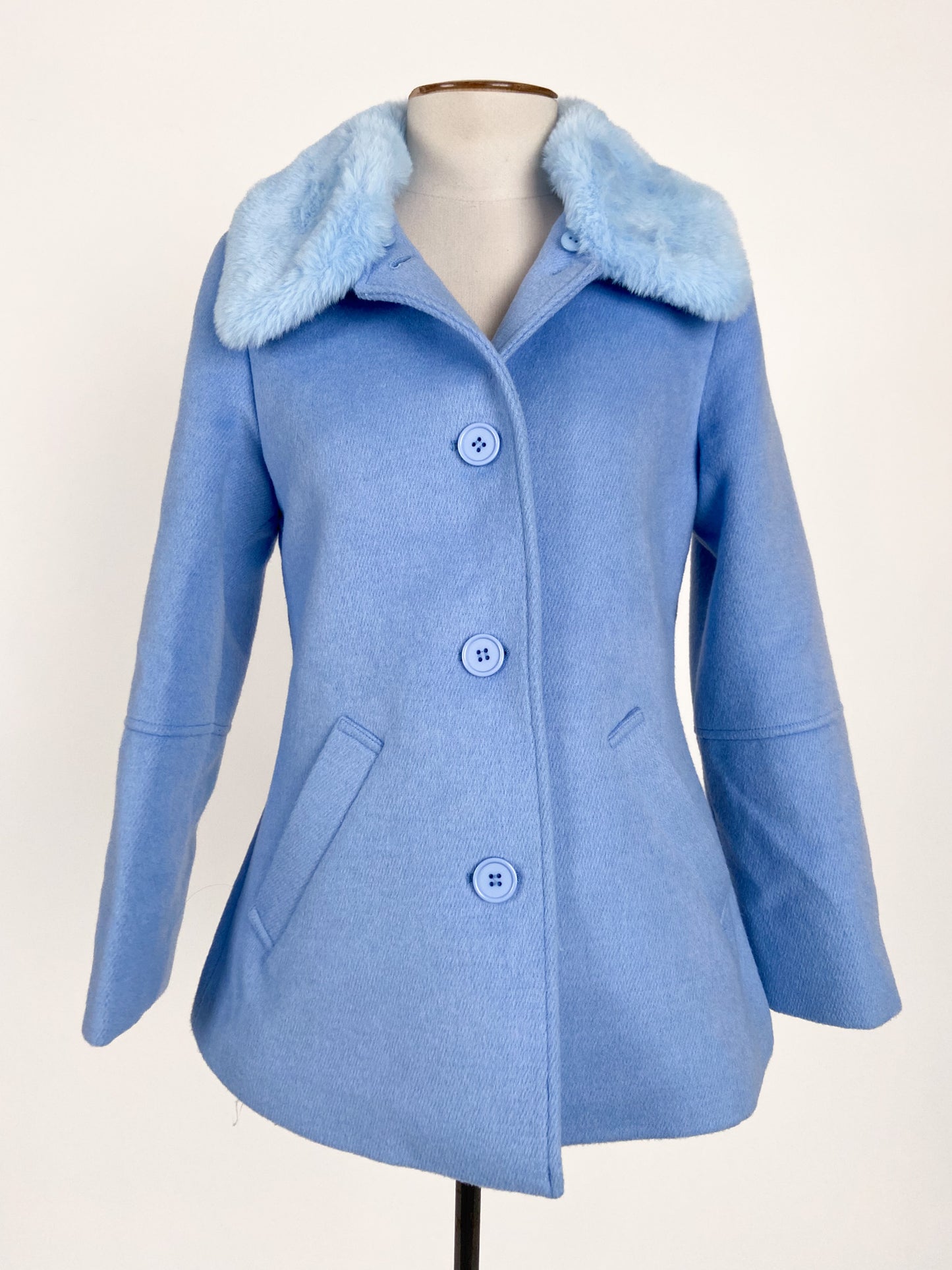 Heine | Blue Casual/Cocktail Coat | Size 6