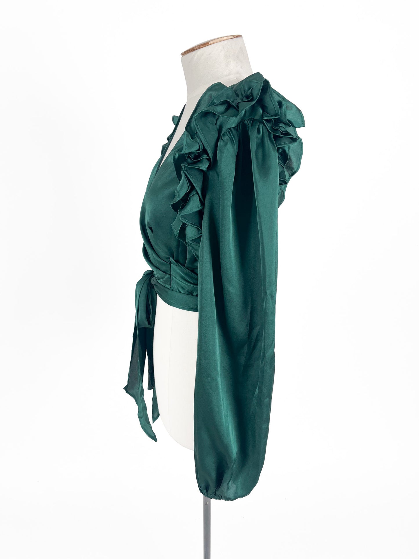 Pia | Green Casual Top | Size XS