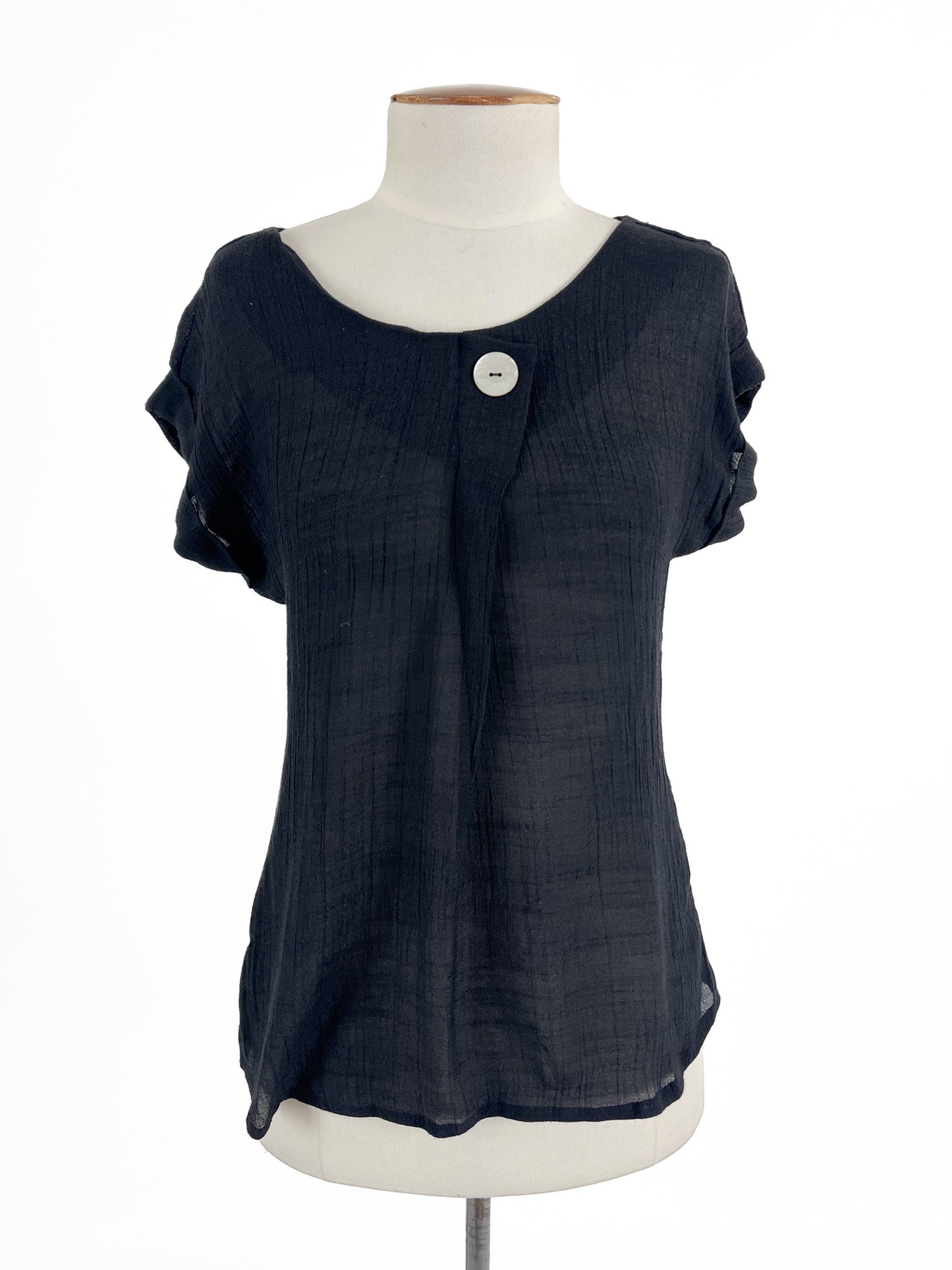Wahine | Black Casual Top | Size XS