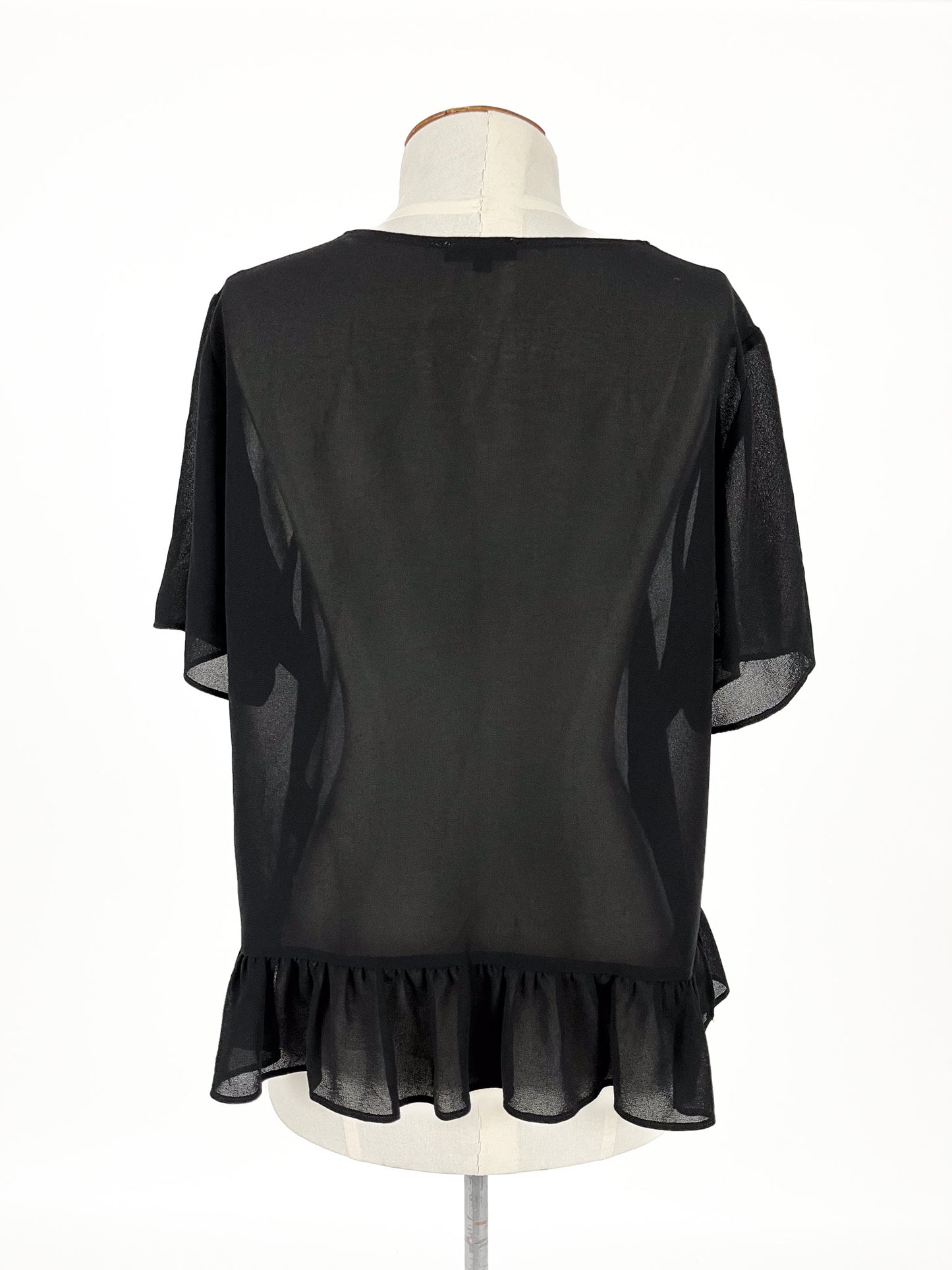 Storm | Black Workwear Top | Size 8