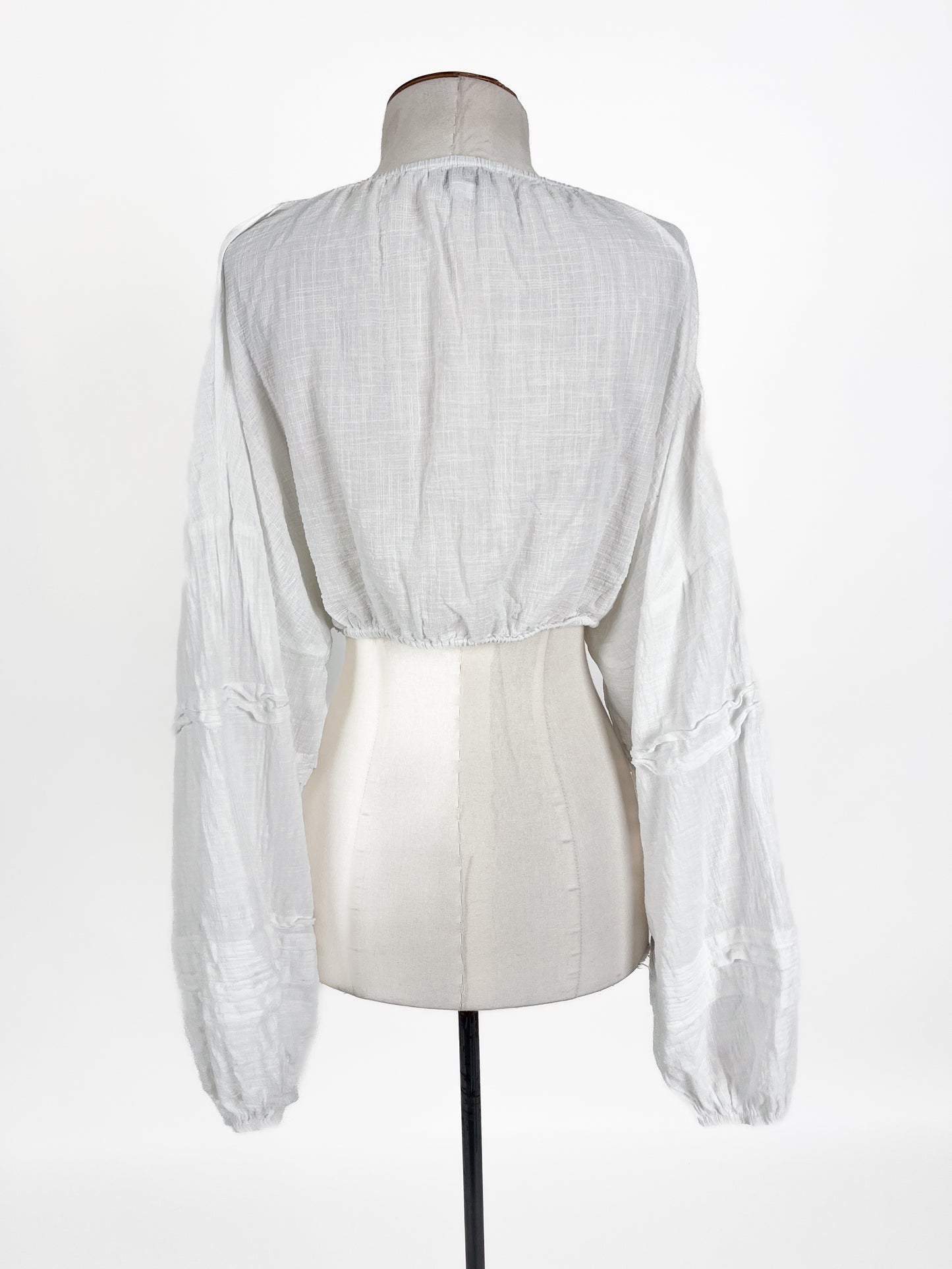 Charlie Holiday | White Casual/Cocktail Top | Size 10