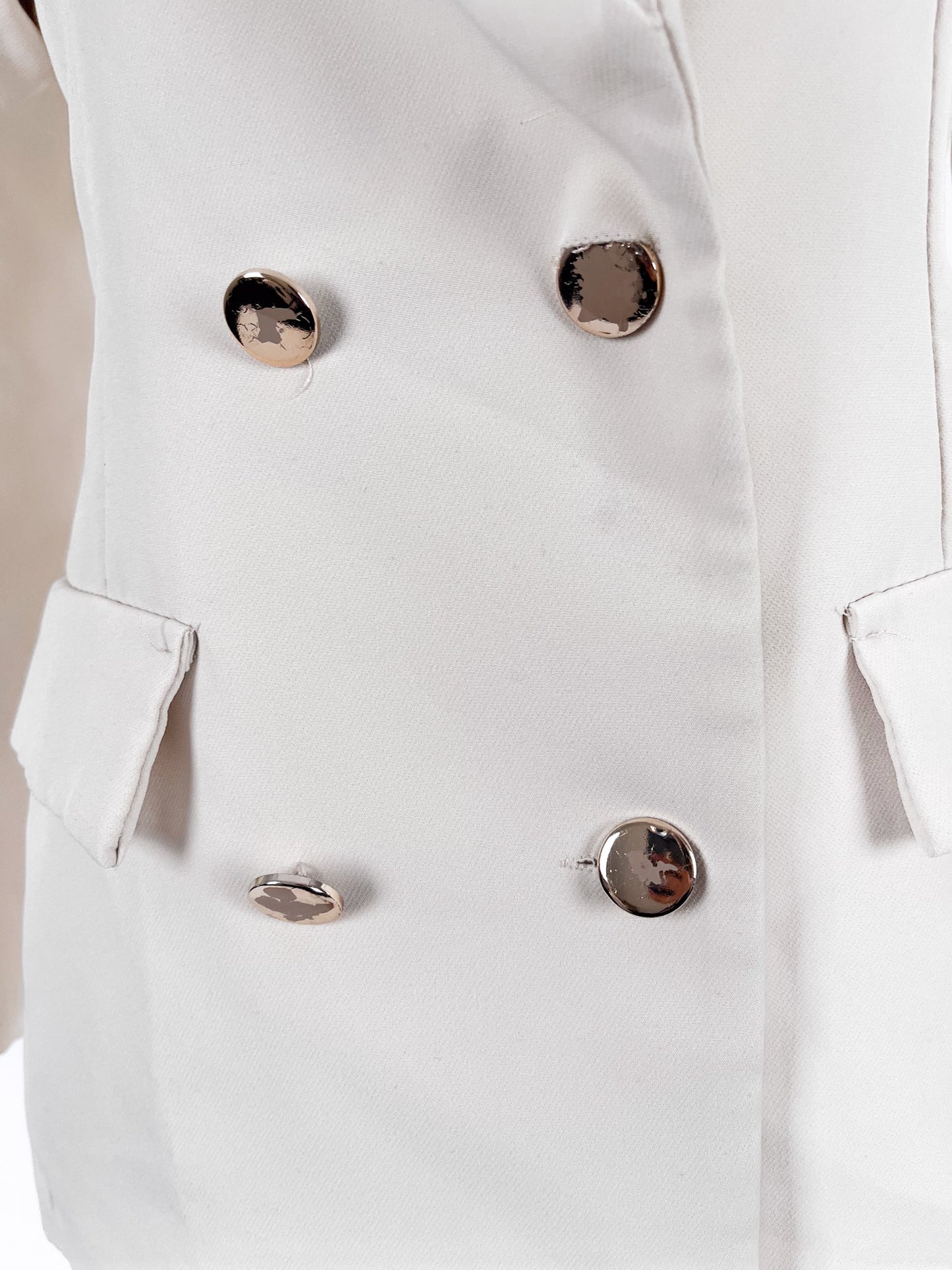 Boohoo | White Casual/Workwear Jacket | Size 8