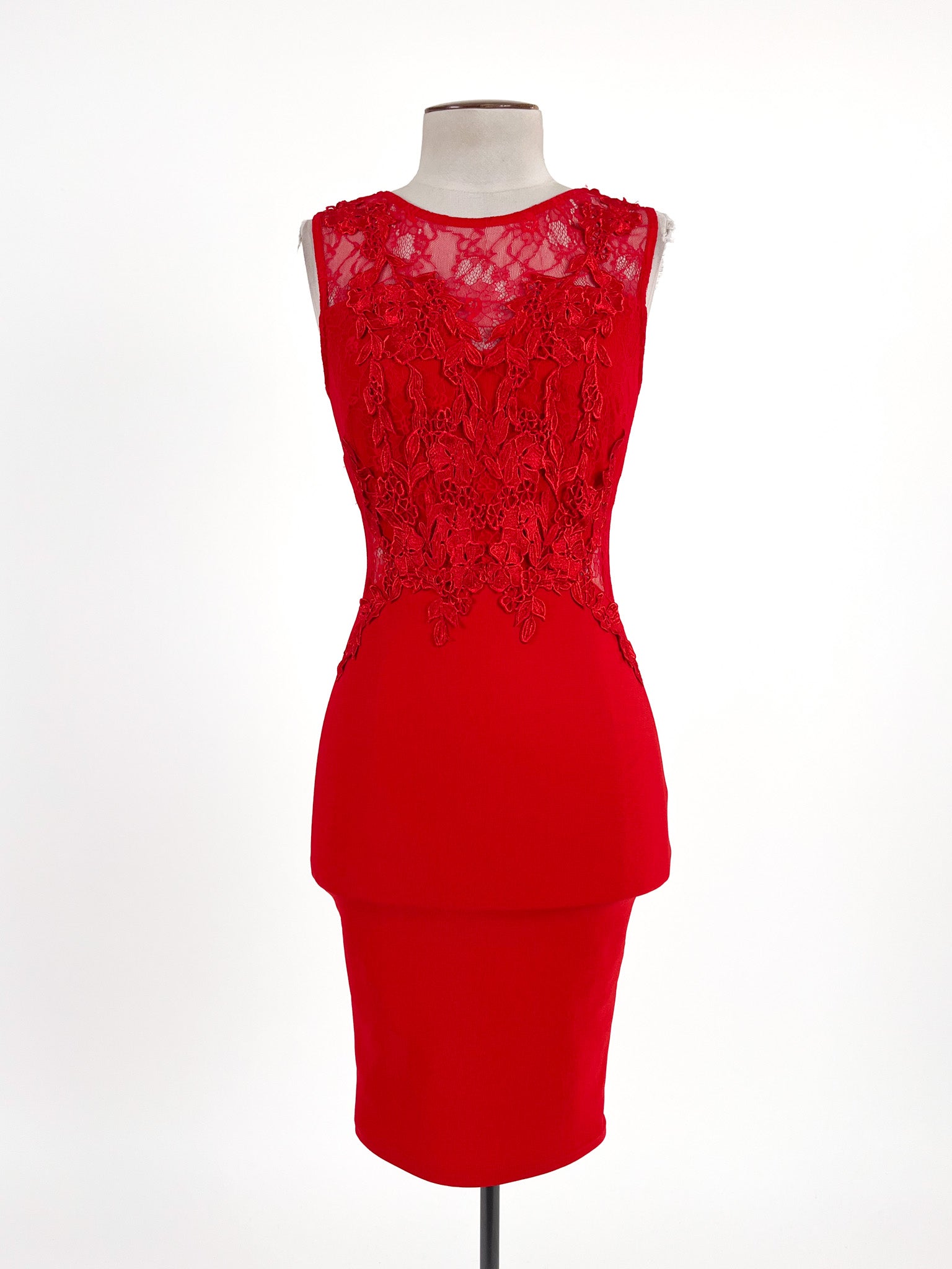 Lipsy London Red Cocktail Dress Size 6 Again