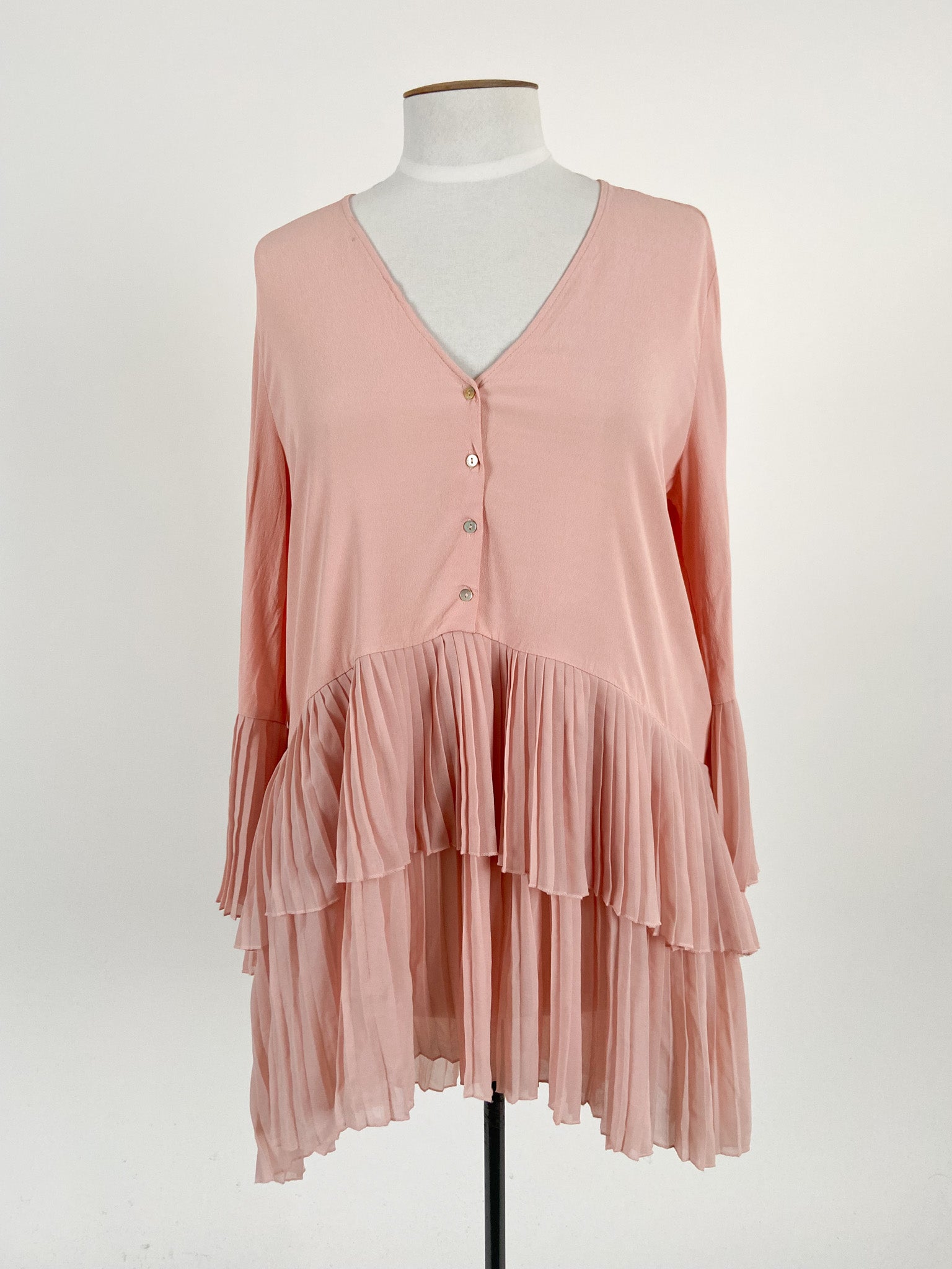 Zara Pink Casual Top Size L Again