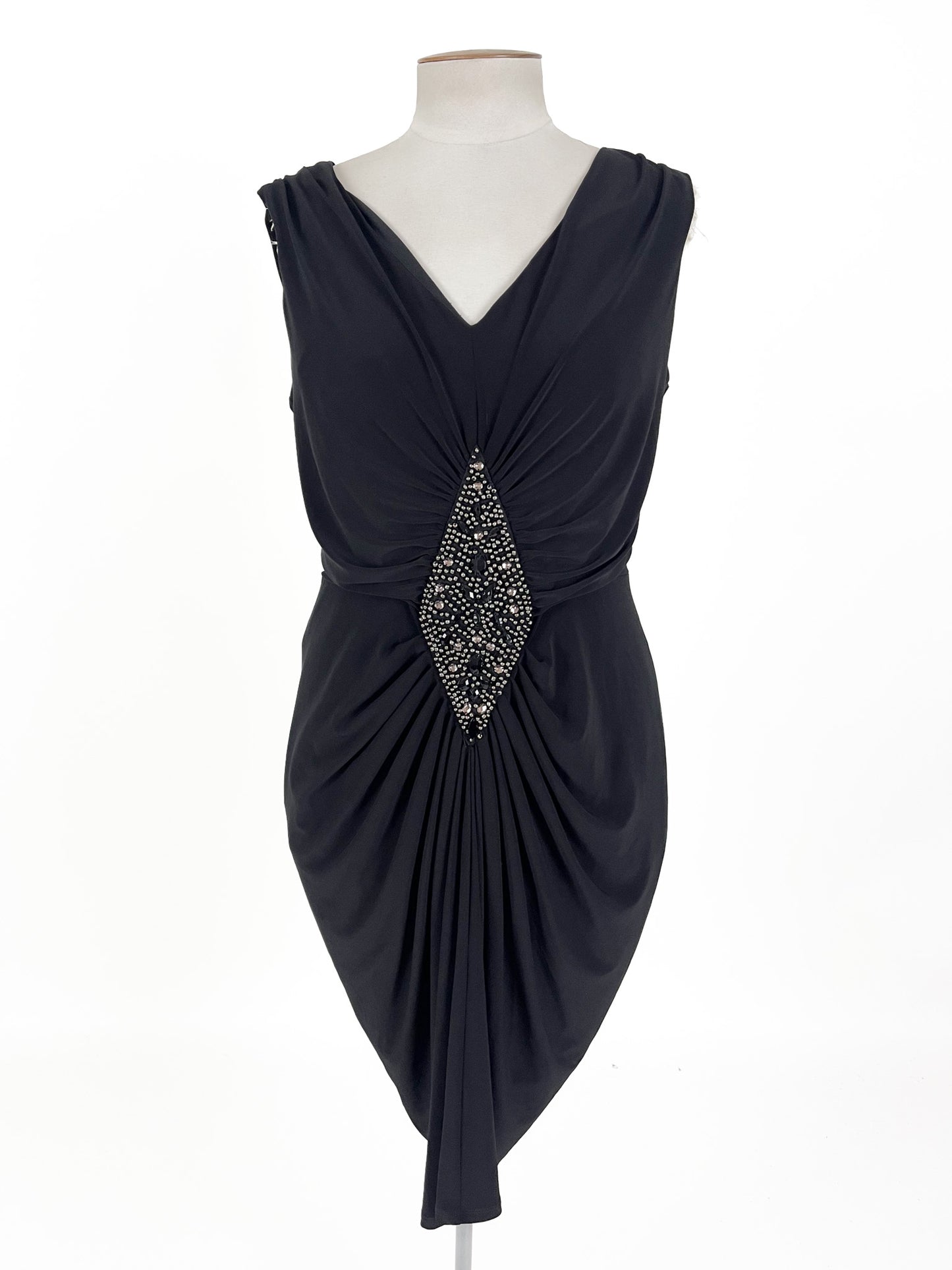 Ossie Clark | Black Cocktail Dress | Size 18