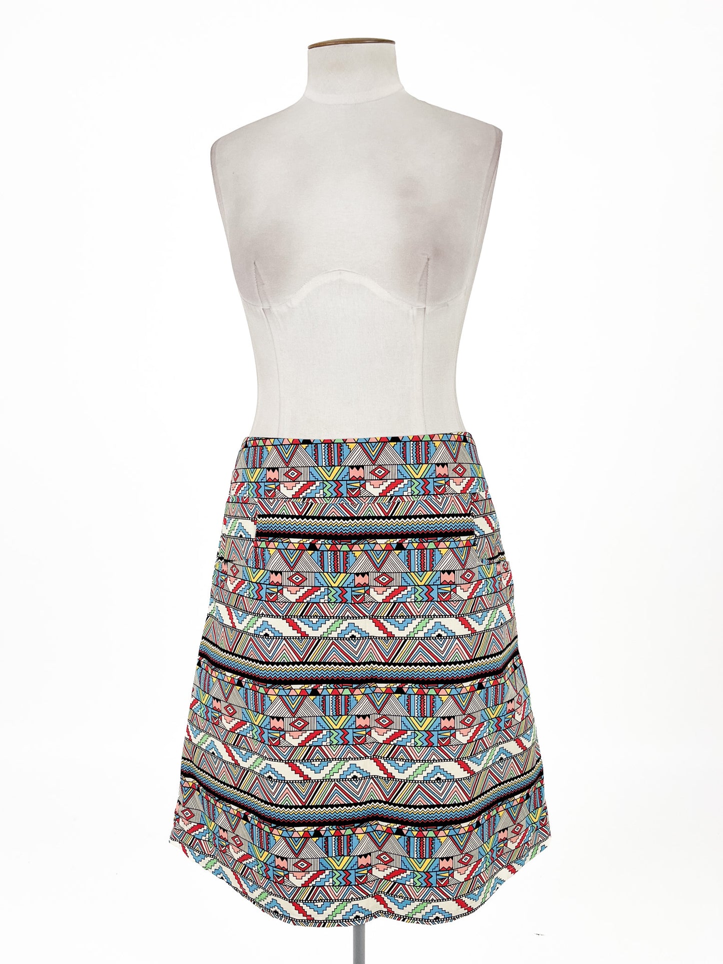 Fin | Multicoloured Casual Skirt | Size XL