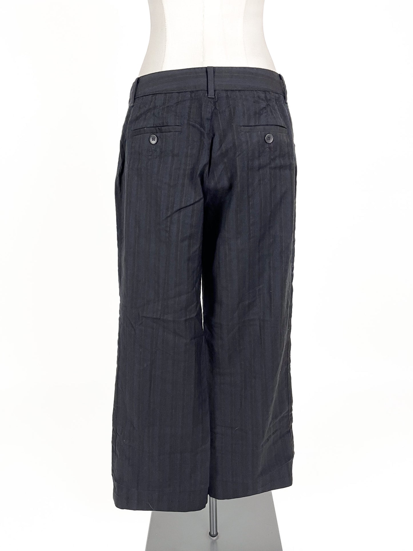 Country Road | Black Low waisted Wide leg Pants | Size 10