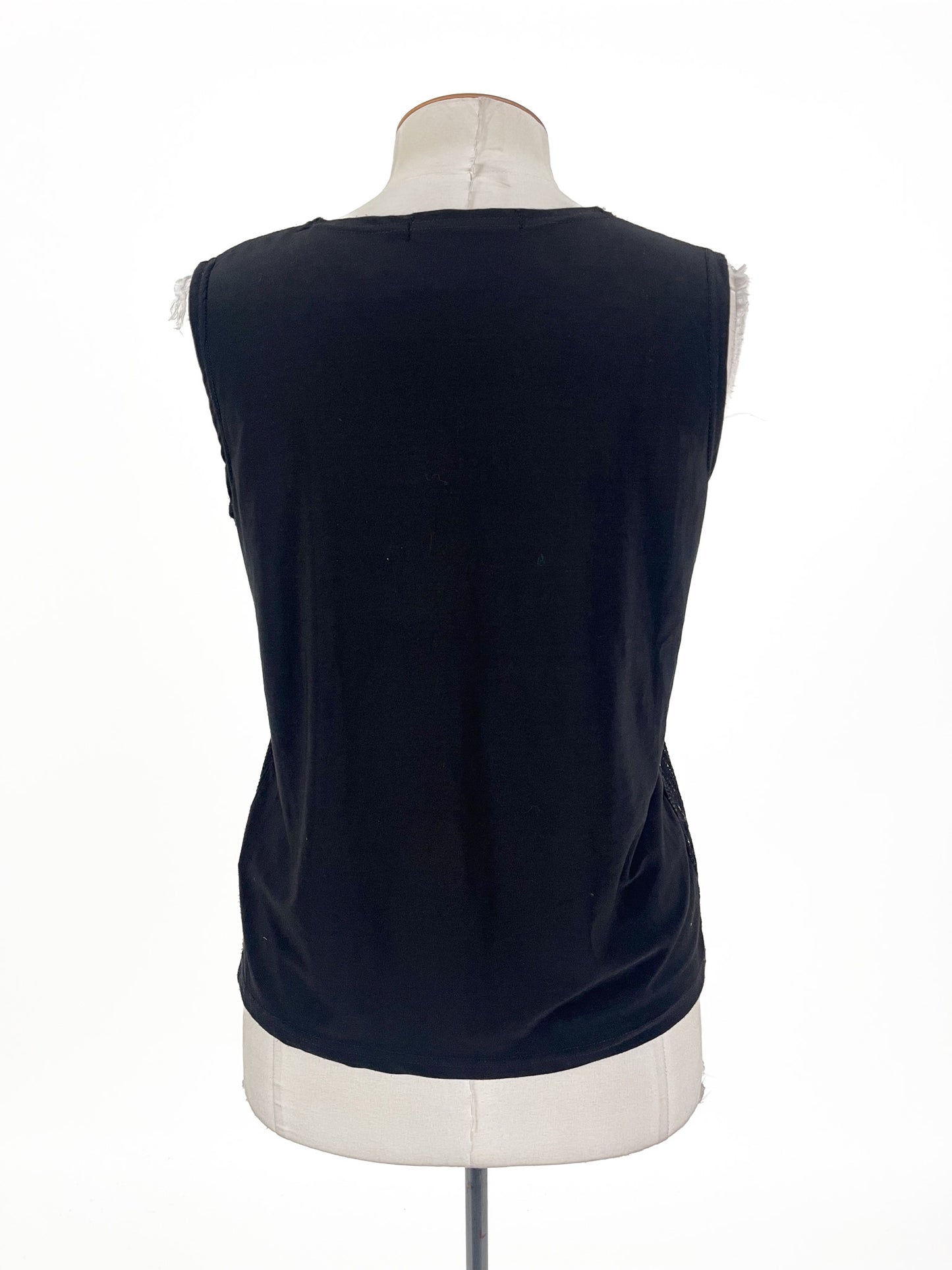 Vis-a-vis - Black Tank Top (Size 14)