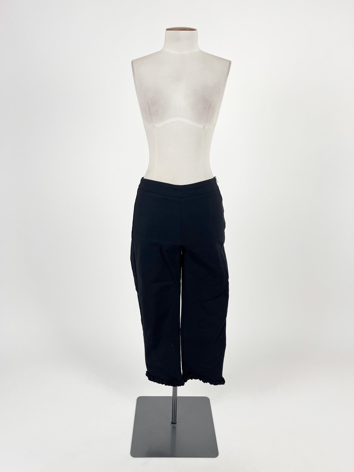 Pagani | Black Skinny Straight fit Pants | Size 6