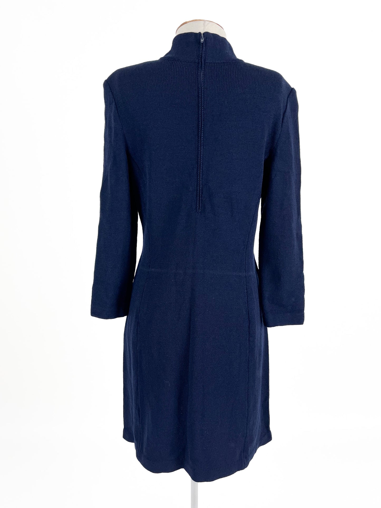 St John | Navy Workwear Dress | Size 6