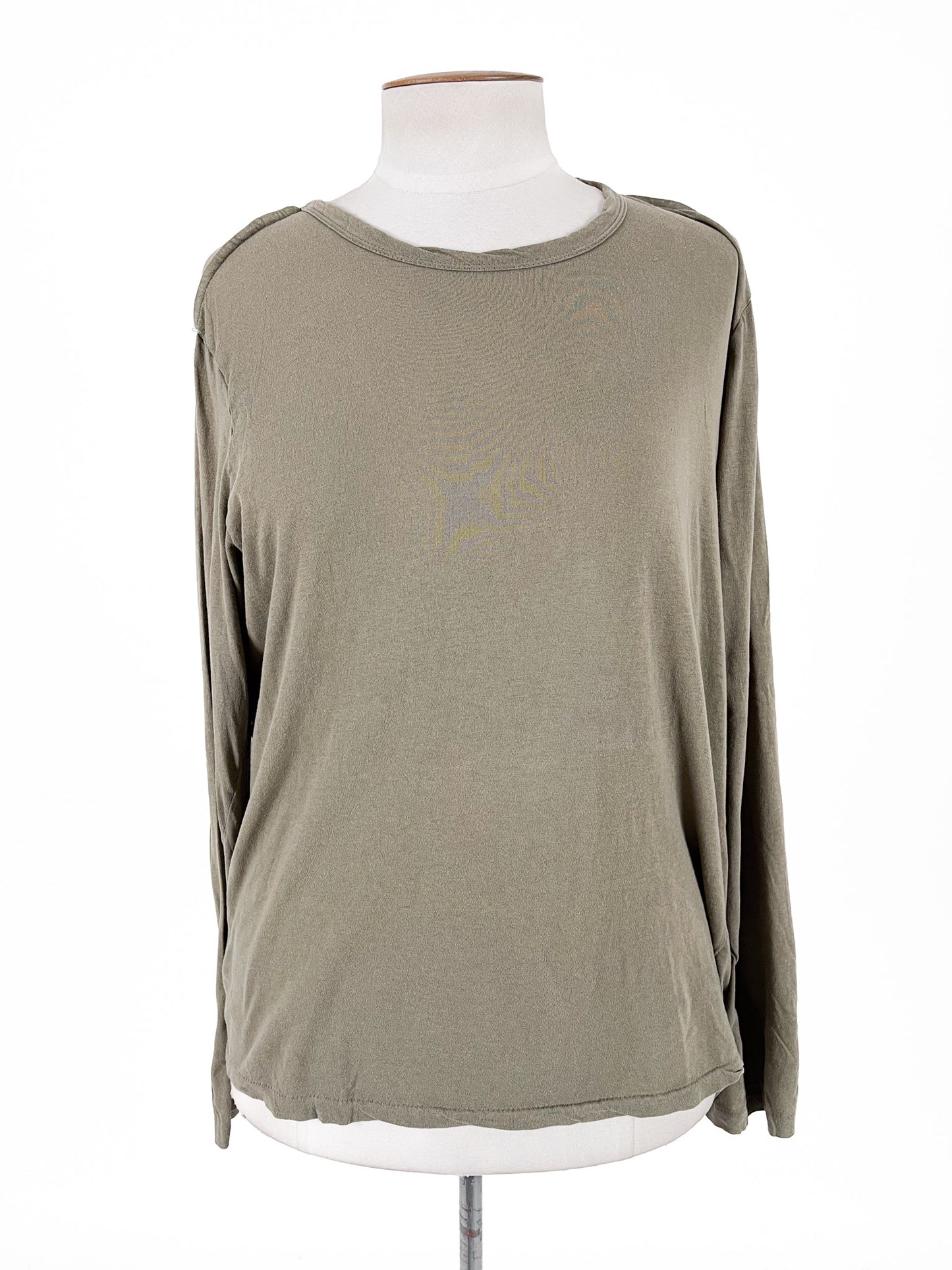 Bassike | Green Casual Top | Size M