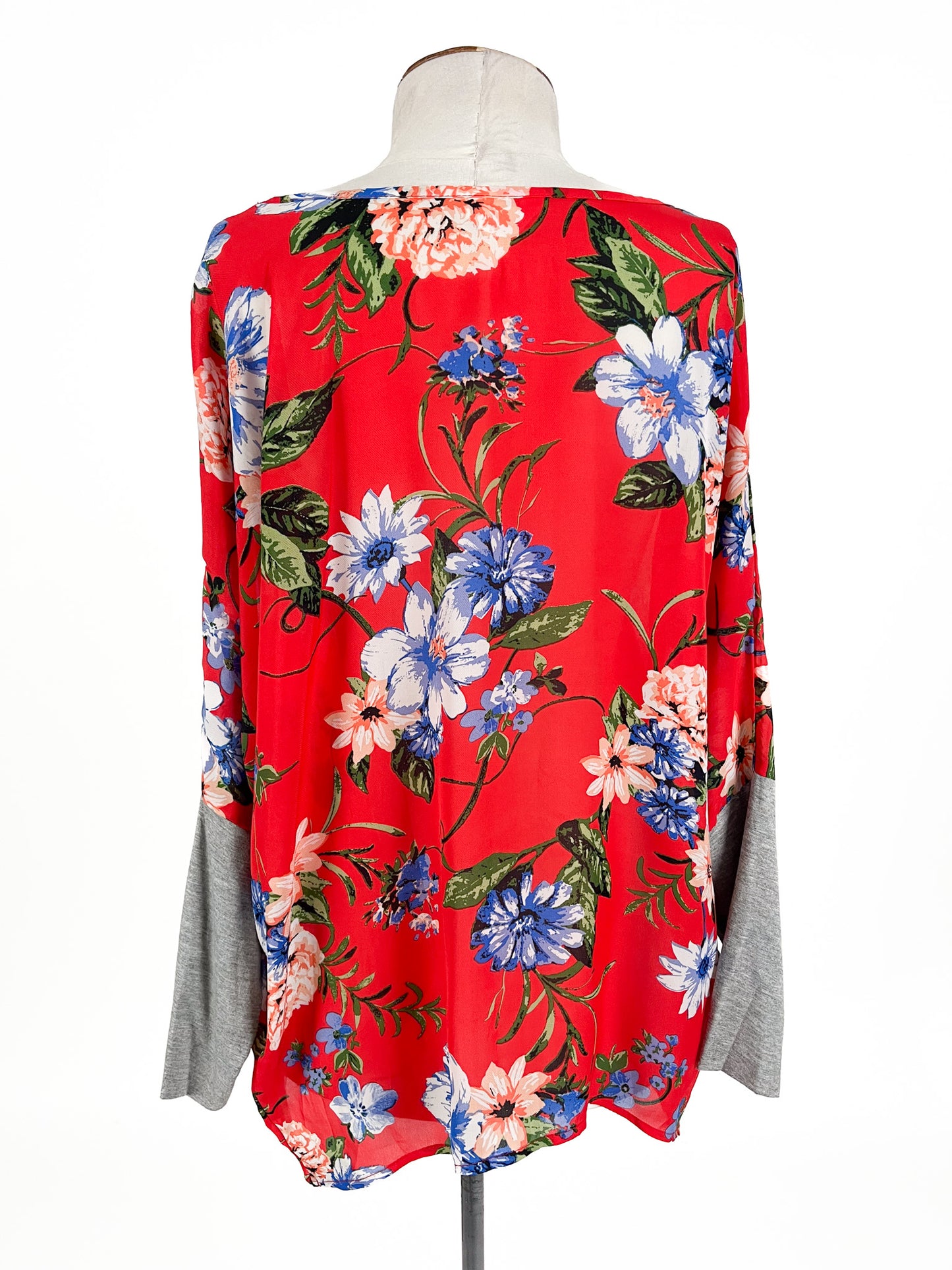 White Chalk | Red Casual Top | Size 10