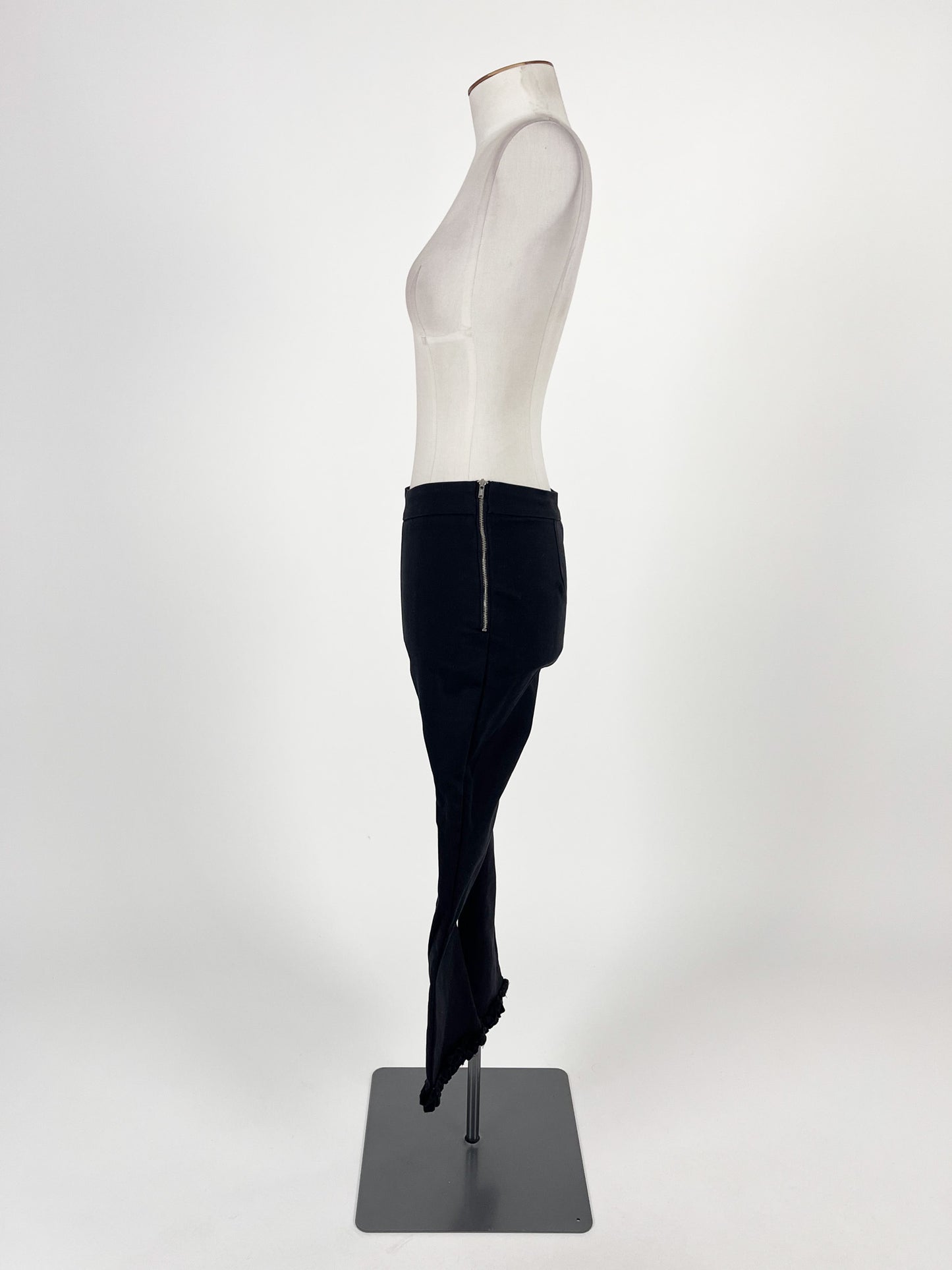 Pagani | Black Skinny Straight fit Pants | Size 6