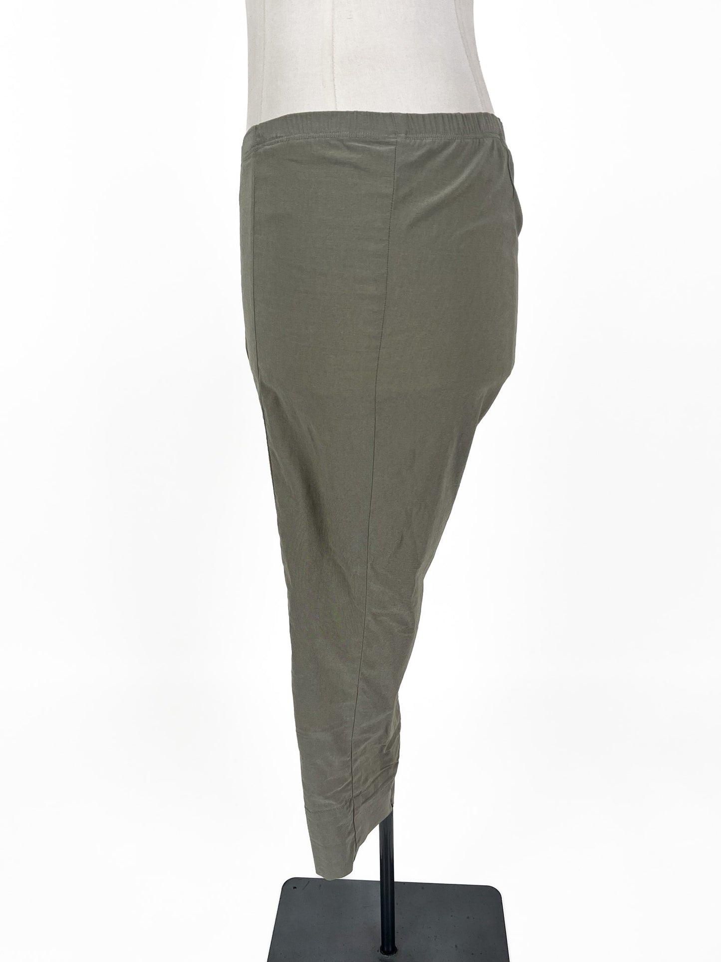 Verge | Green Cropped Stretchy Pants | Size 12