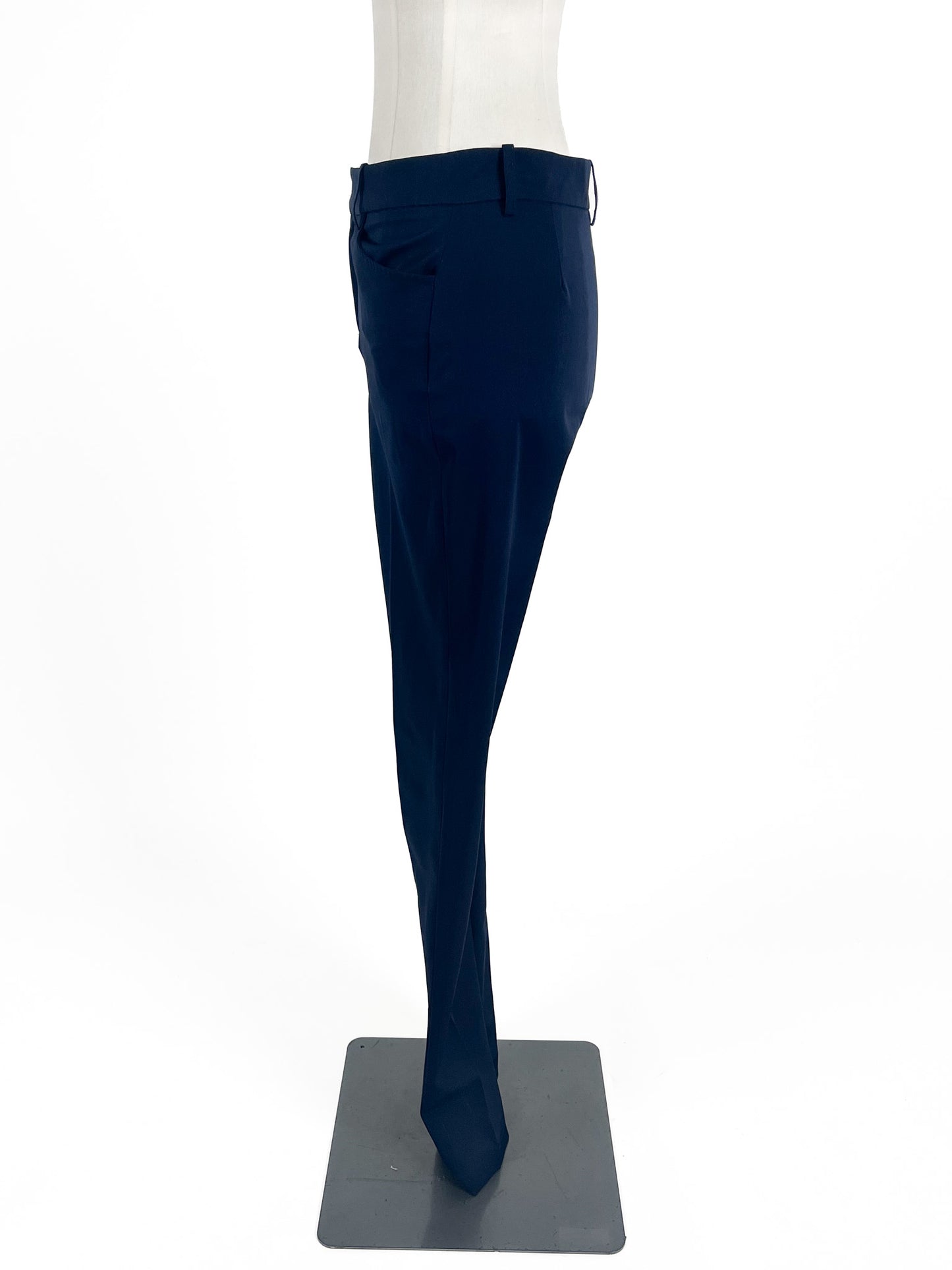 Turet Knuefermann | Navy Straight fit Pants | Size 8