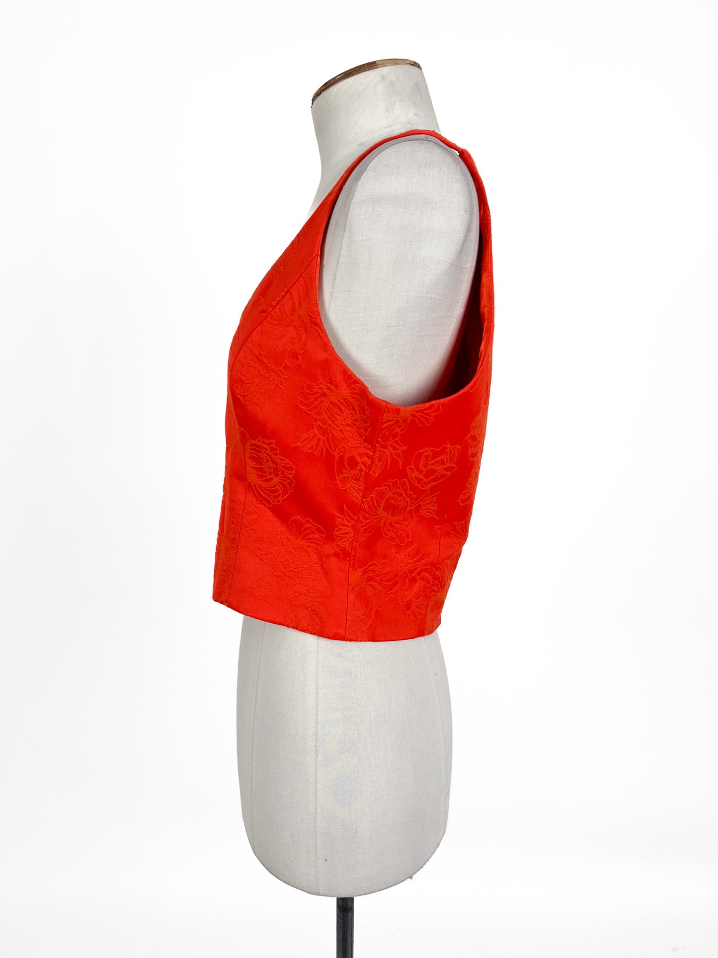 CUE | Orange Casual/Workwear Top | Size 10