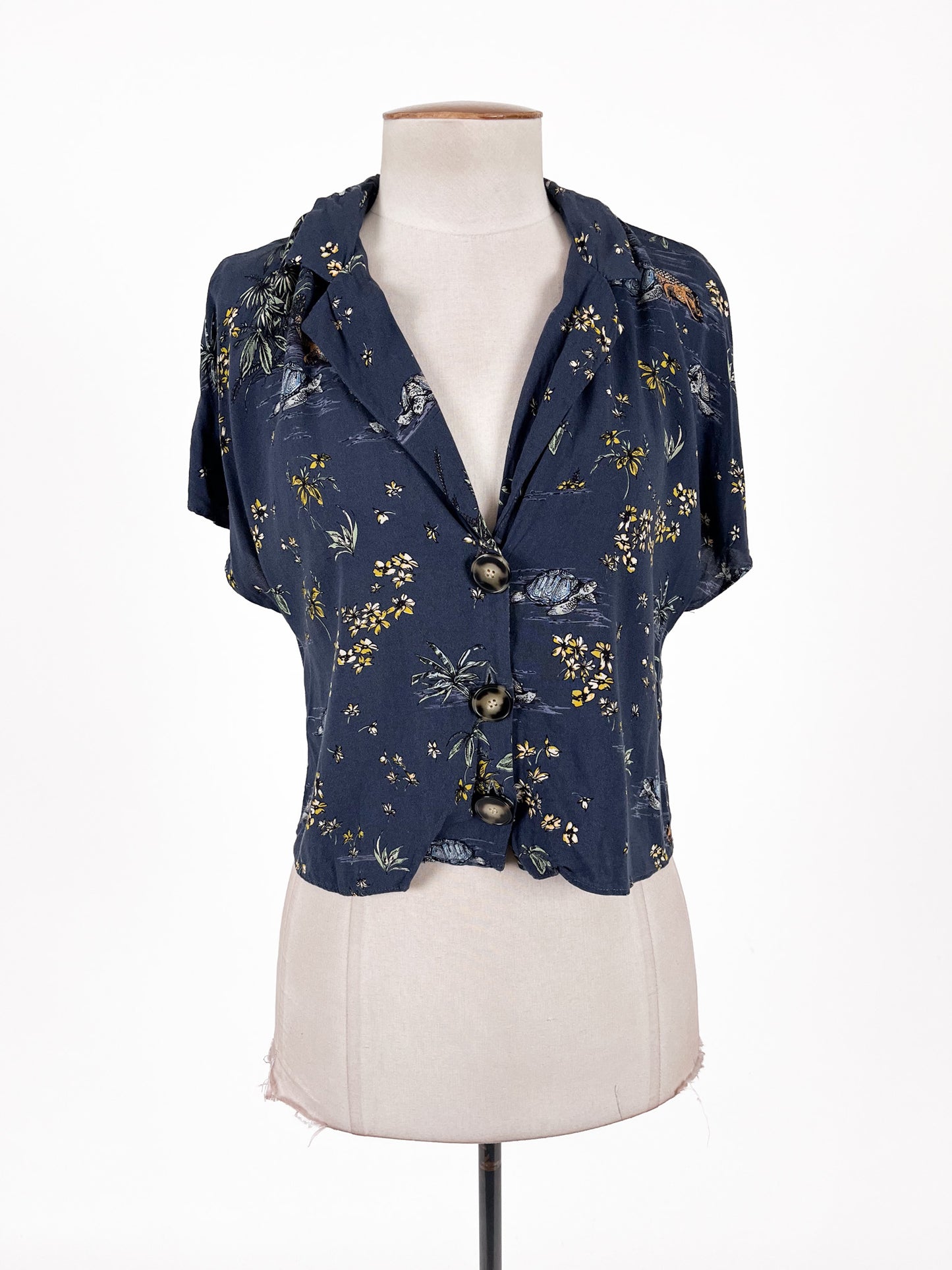 Zara | Blue Casual Top | Size XS