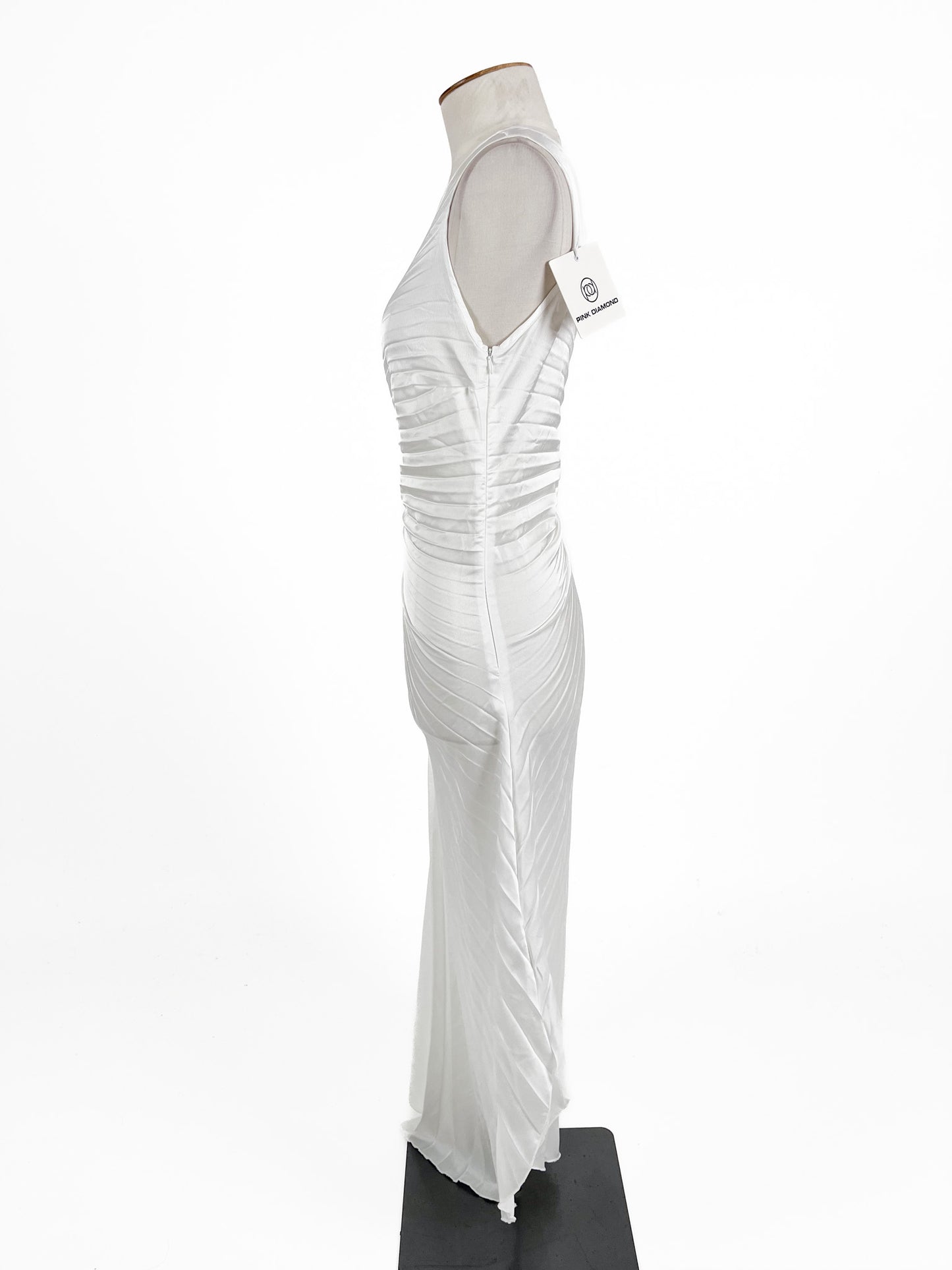 Pink Diamond | White Casual Dress | Size 10