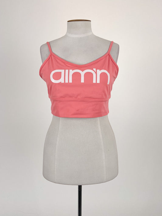Aim'n | Pink Casual Activewear Top | Size XXL