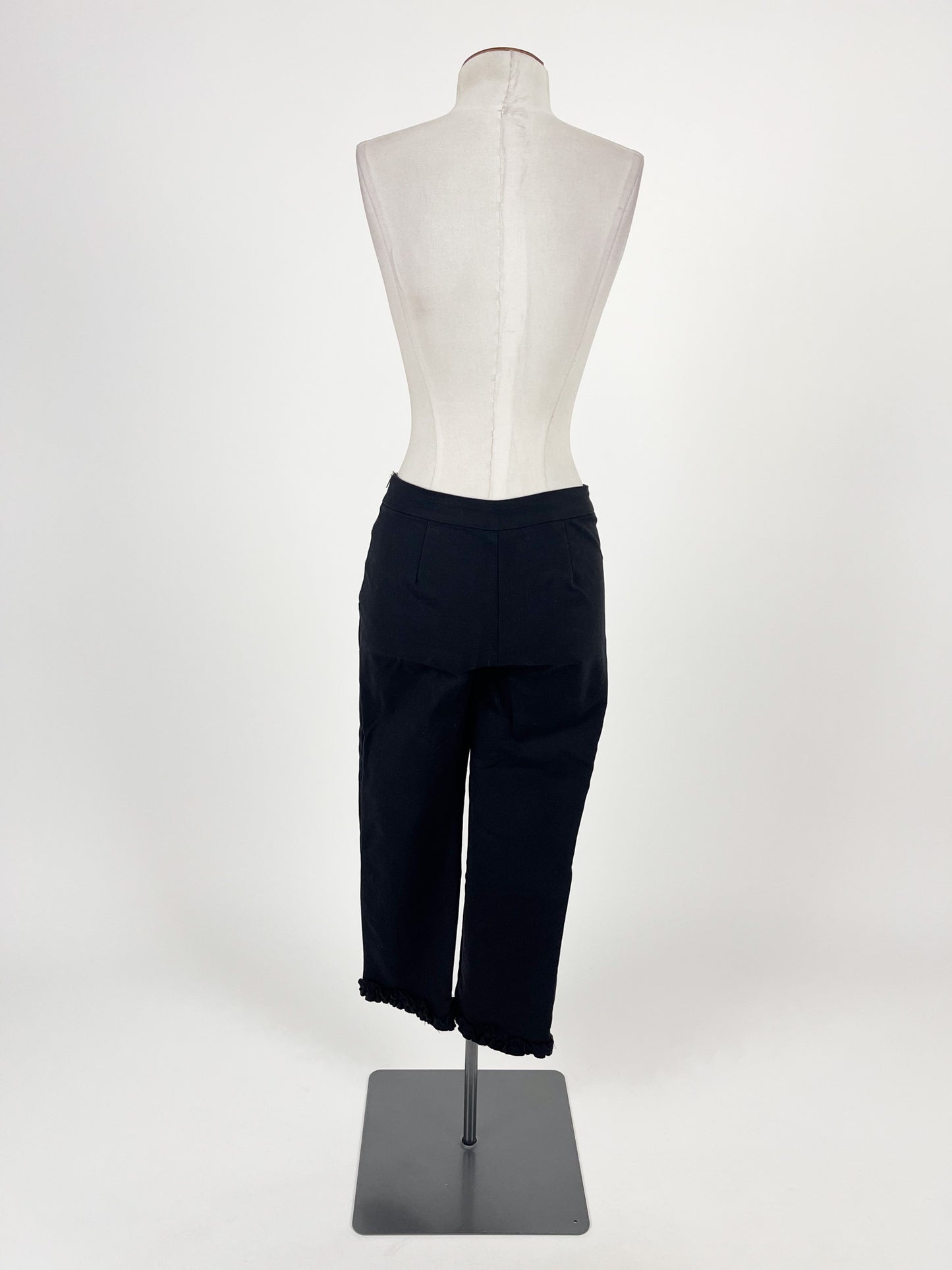 Pagani | Black Skinny Straight fit Pants | Size 6